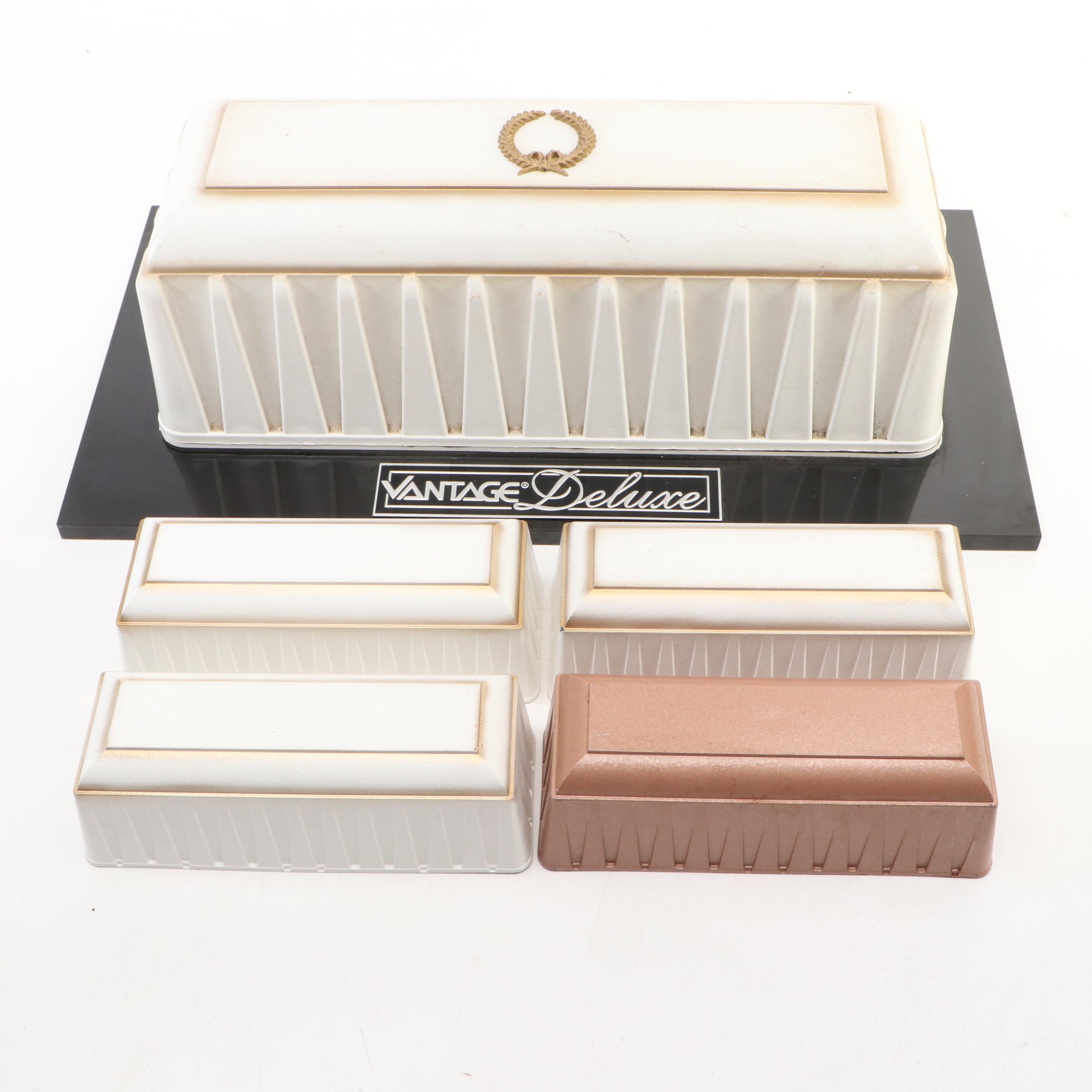 Vantage Company "Deluxe" Salesman Sample and Miniature Burial Vaults