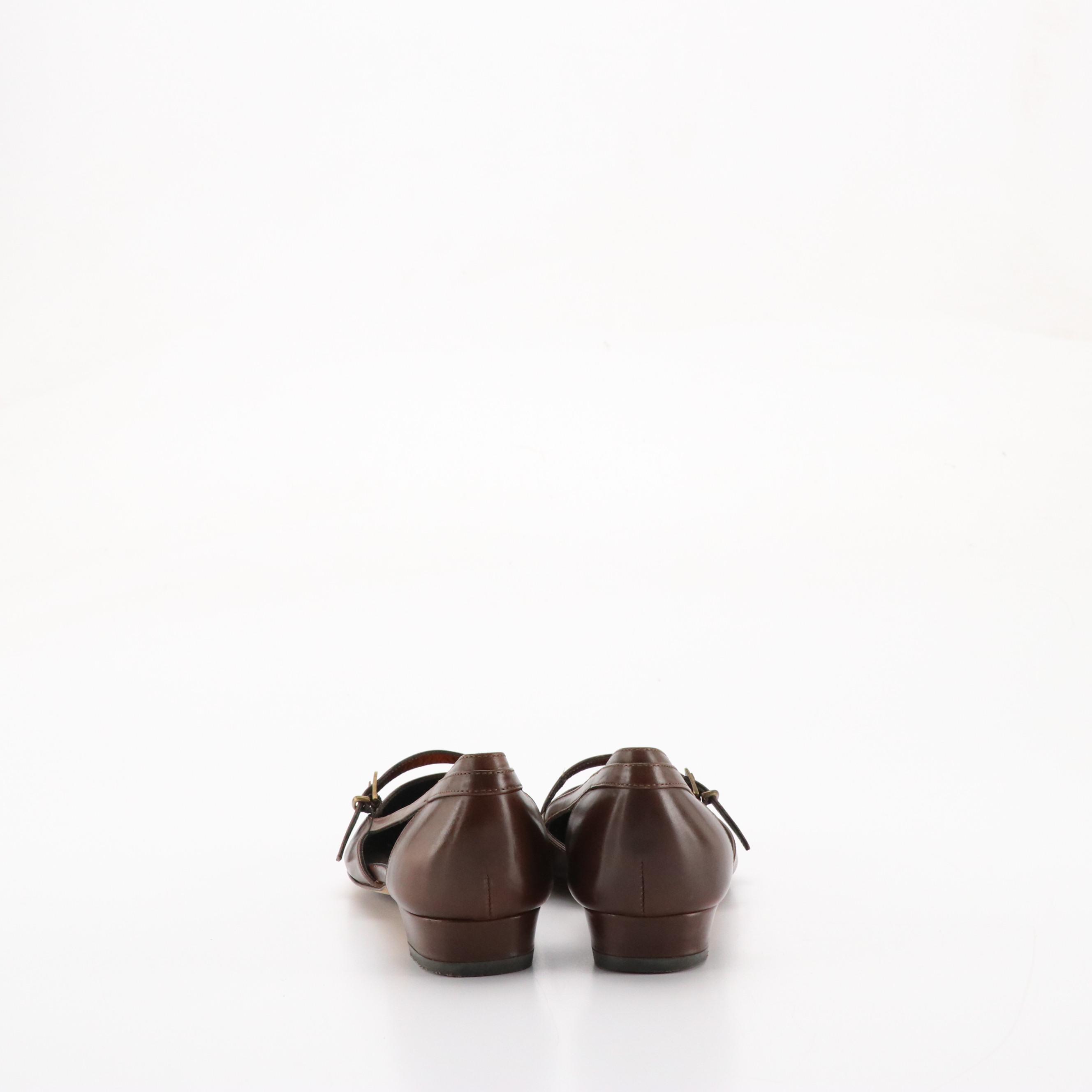 Coach Saundra Signature Canvas Bow Flats, Saks Fifth Avenue Brown Leather Flats