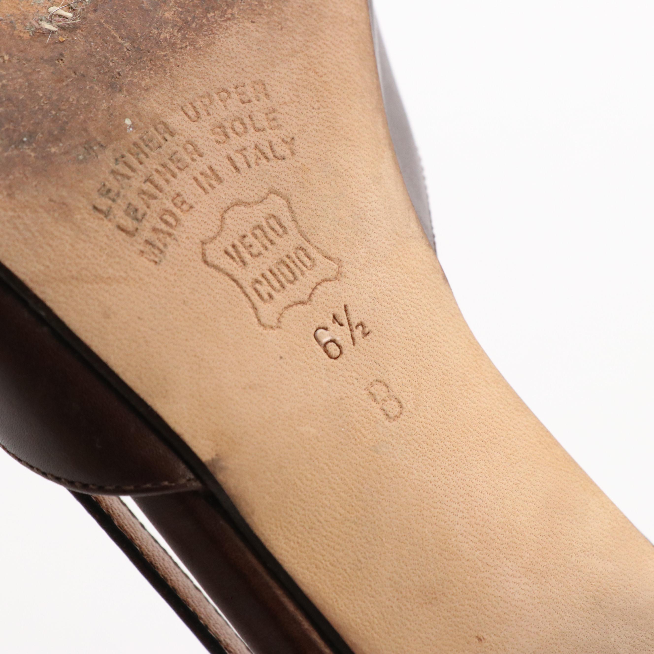 Coach Saundra Signature Canvas Bow Flats, Saks Fifth Avenue Brown Leather Flats