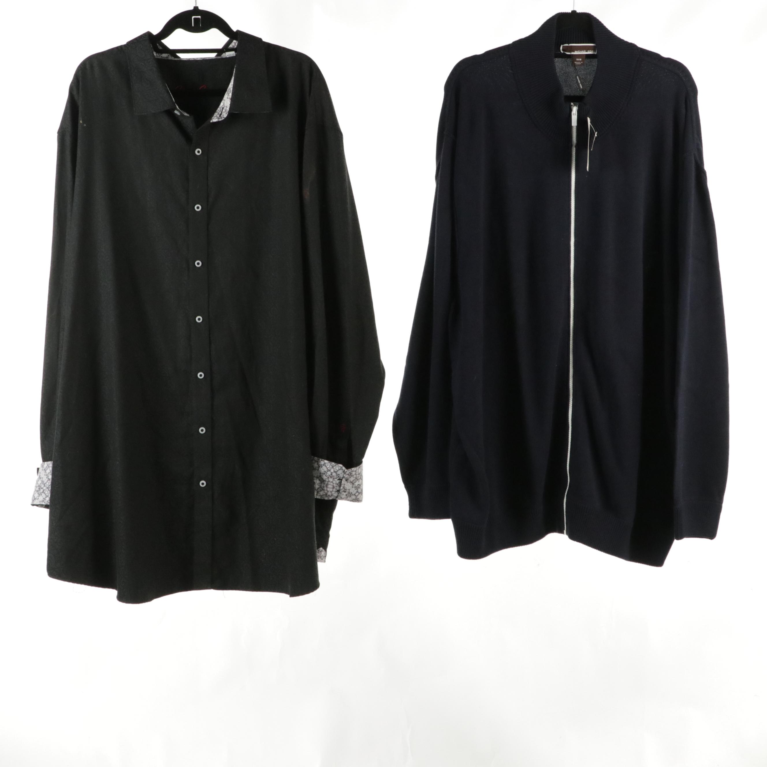 Men's Michael Kors, Robert Graham & More Shirts, Jacket, Vest, Hoodie & Pullover