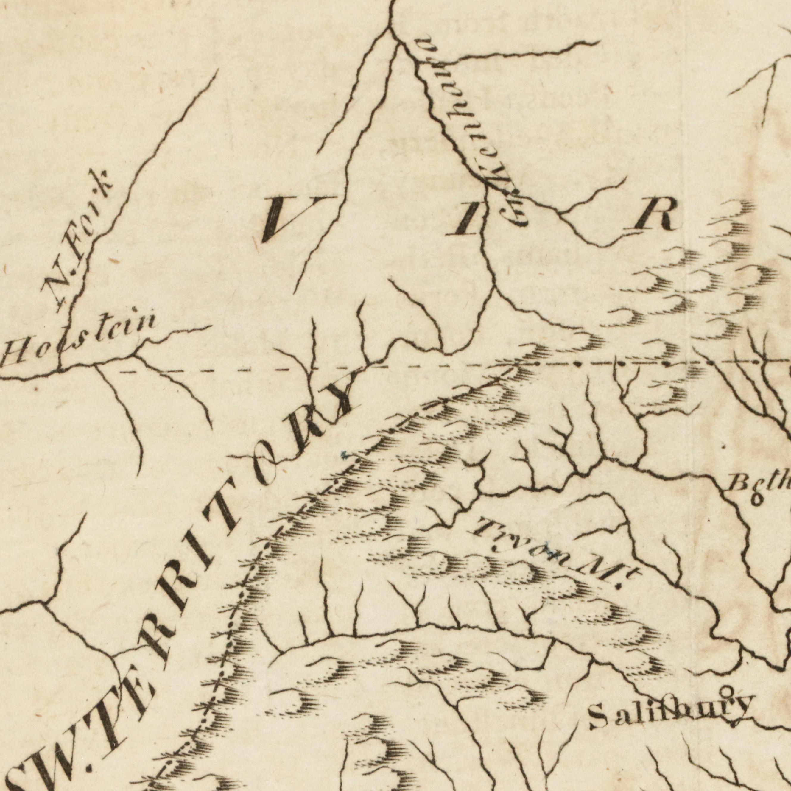 Joseph T. Scott Map Engraving "North Carolina," 1795