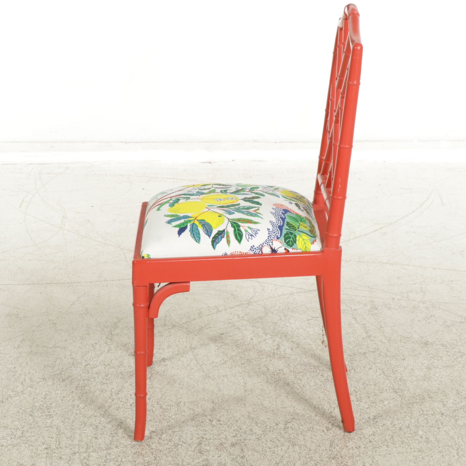Chinese Chippendale Style Painted Side Chair, 21st Century
