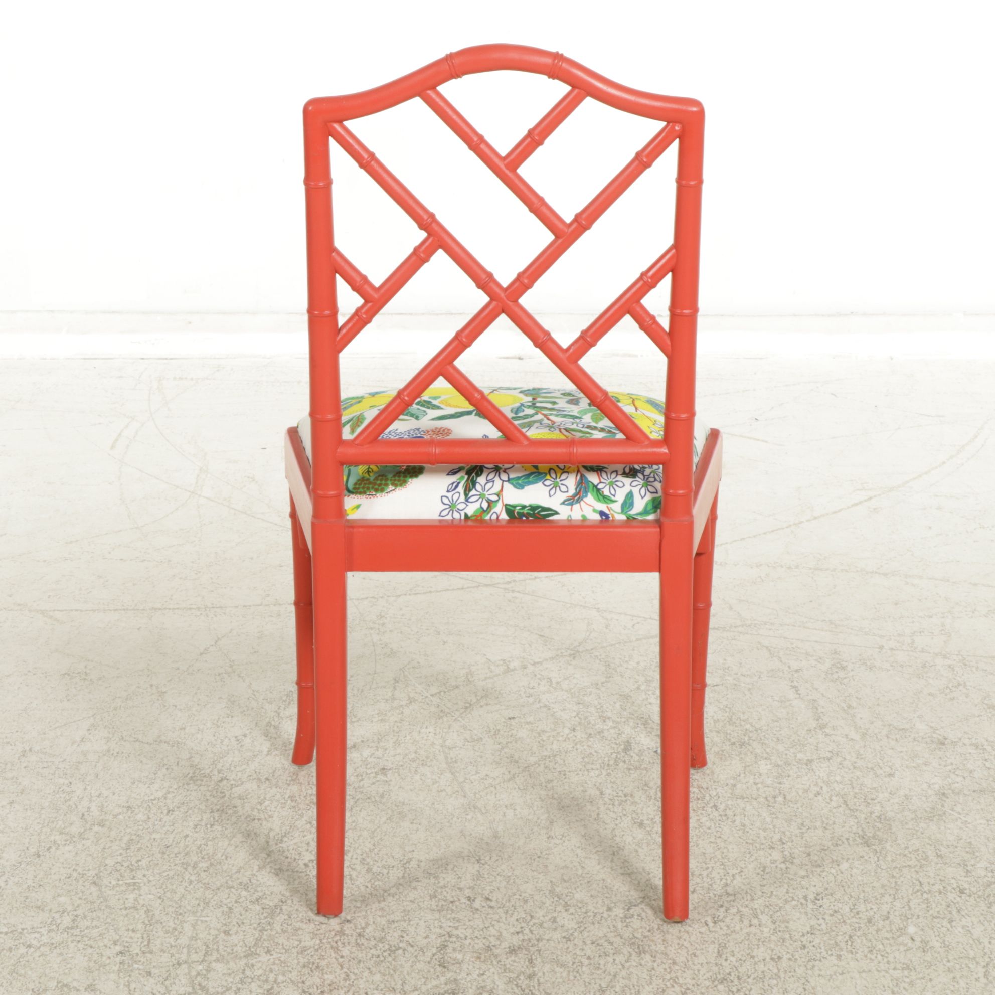Chinese Chippendale Style Painted Side Chair, 21st Century