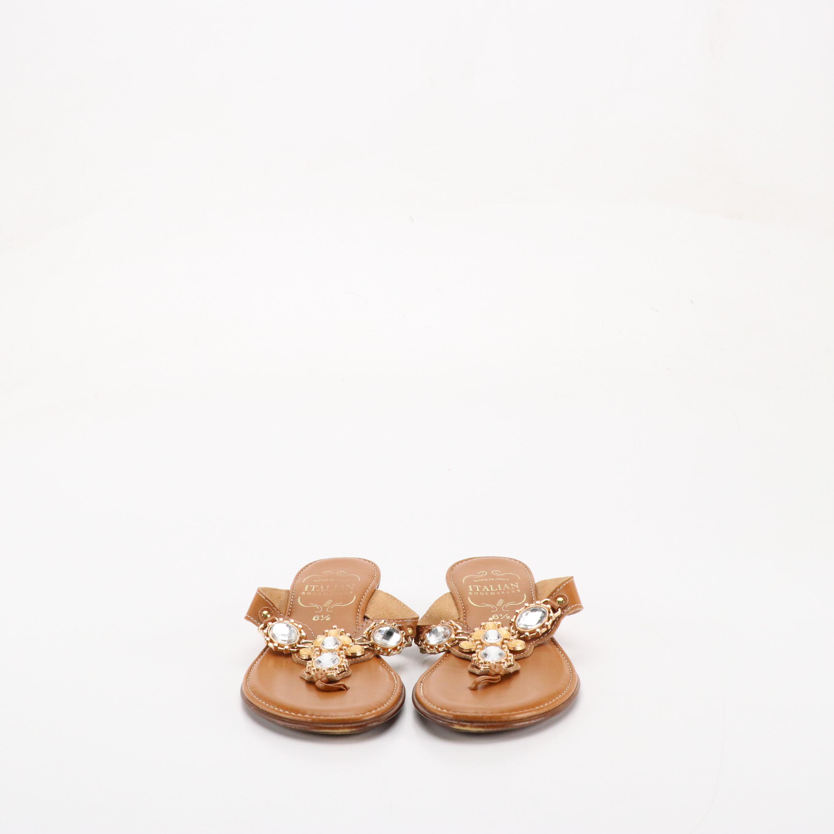 Italian Shoemakers Vinice Sandals and Michael Kors Leather Fulton Moccasin Flats
