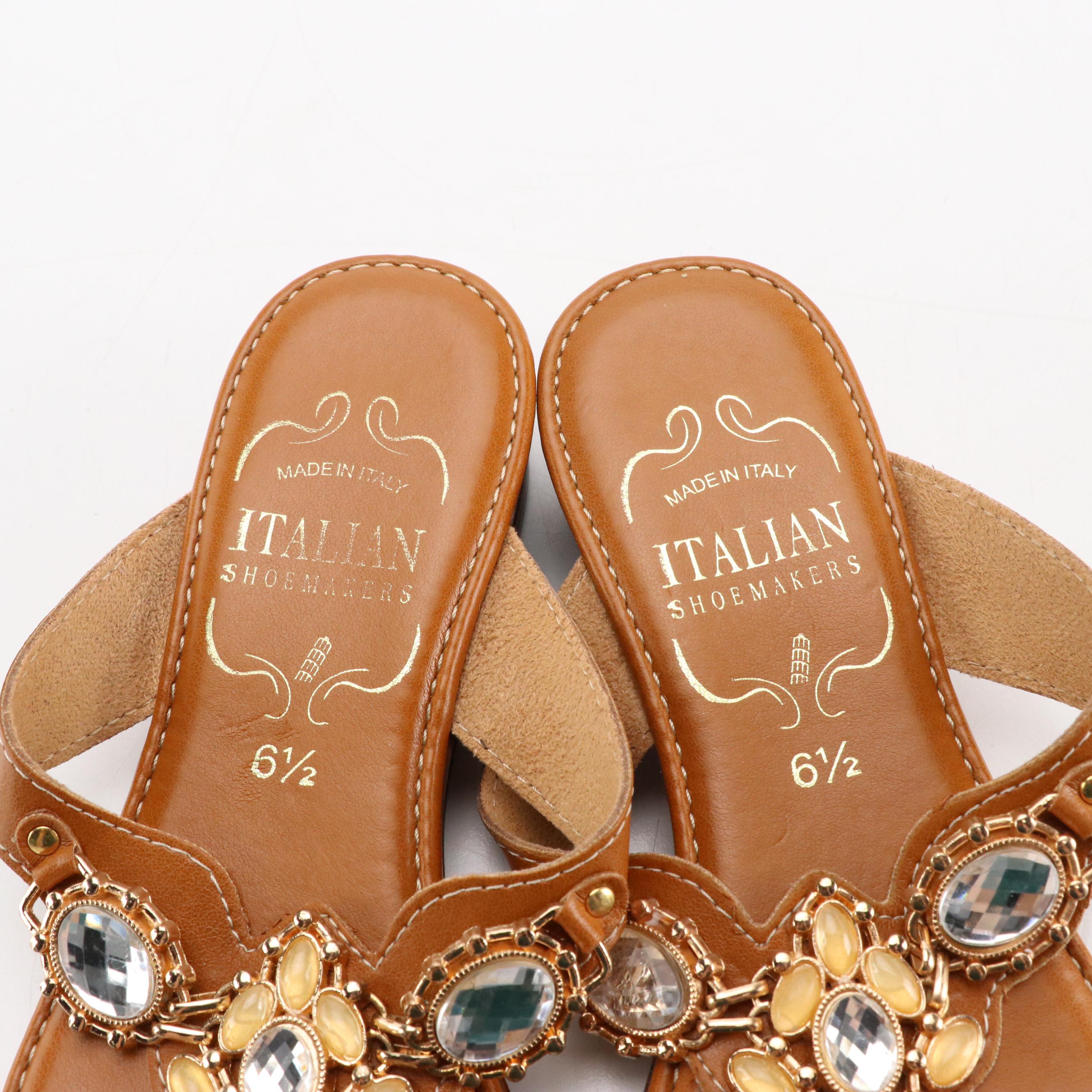 Italian Shoemakers Vinice Sandals and Michael Kors Leather Fulton Moccasin Flats