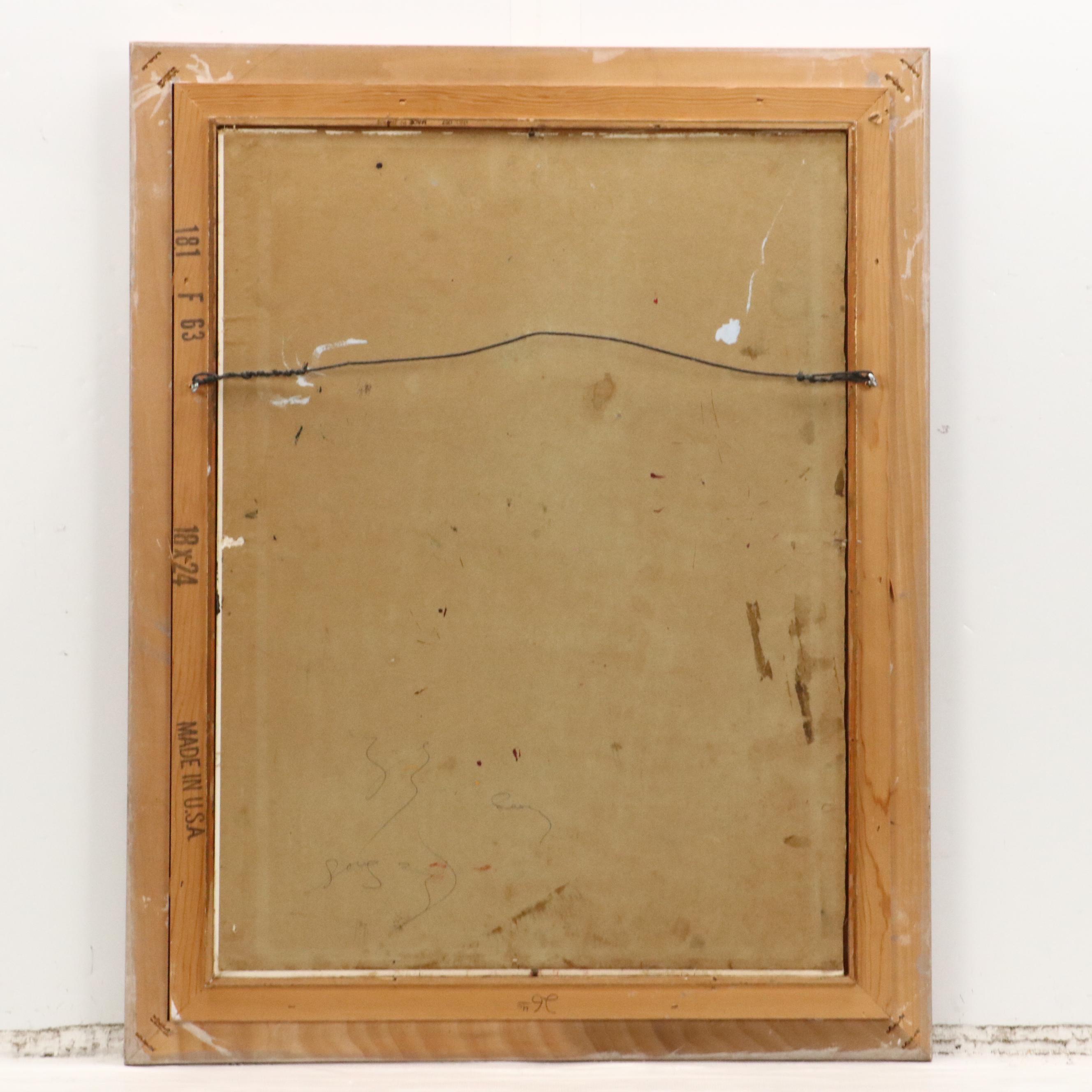 Robert Huggins Expressionist-Inspired Still Life Acrylic Painting