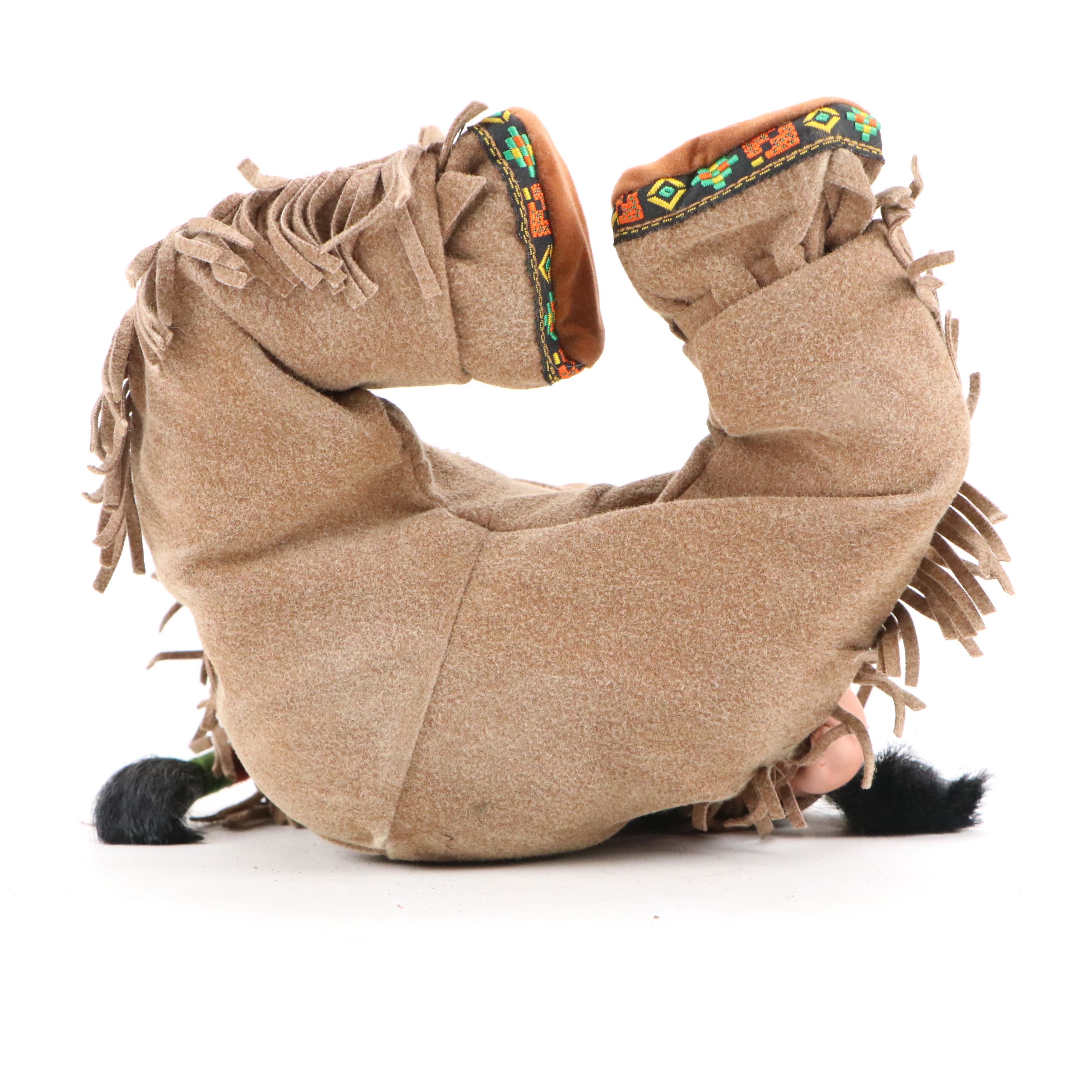 The Danbury Mint "Brave and Free" Bisque Porcelain Native American Doll