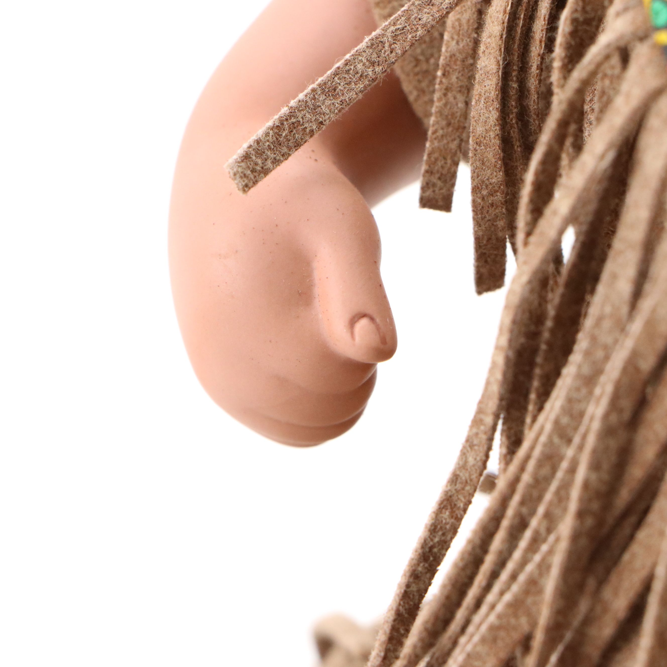 The Danbury Mint "Brave and Free" Bisque Porcelain Native American Doll