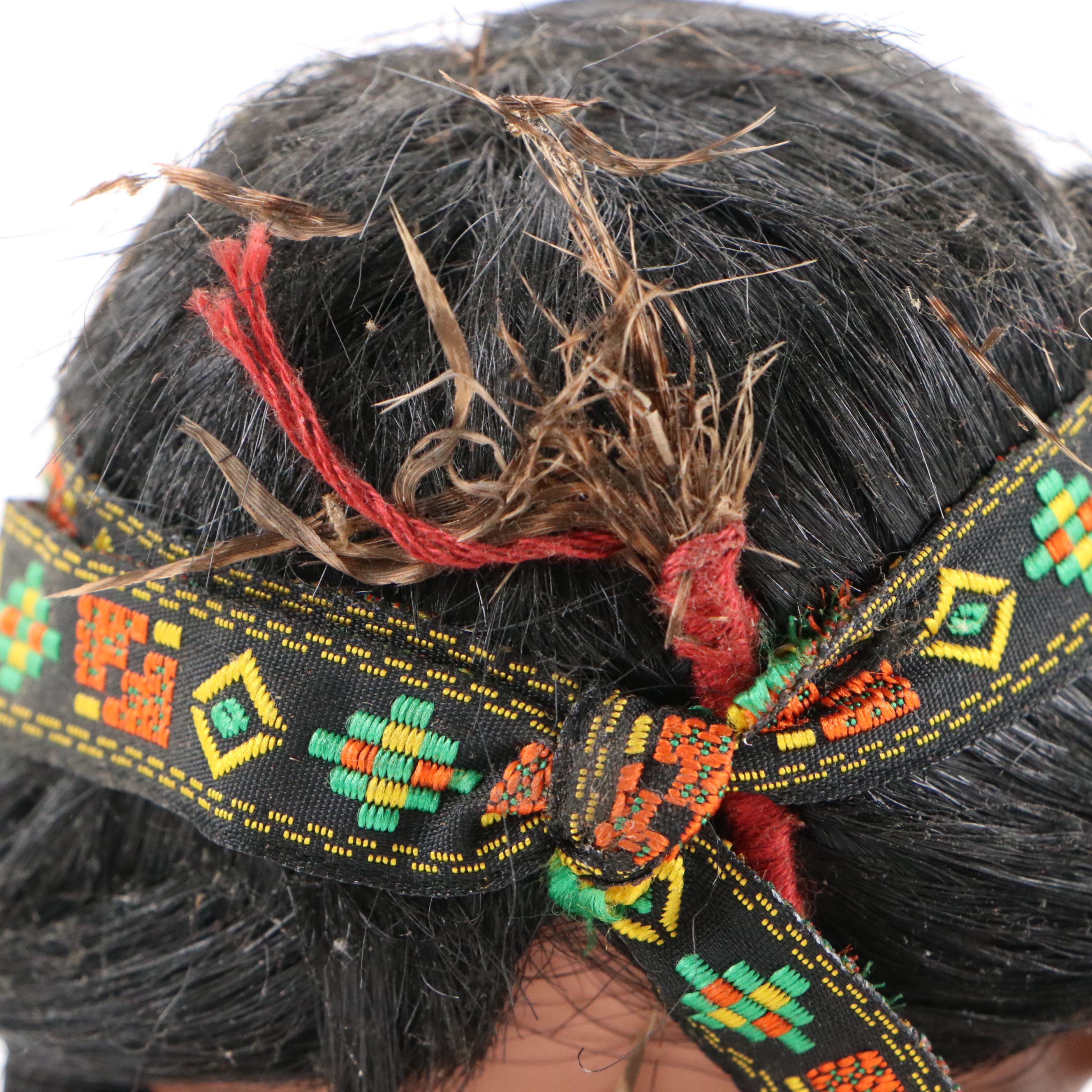 The Danbury Mint "Brave and Free" Bisque Porcelain Native American Doll