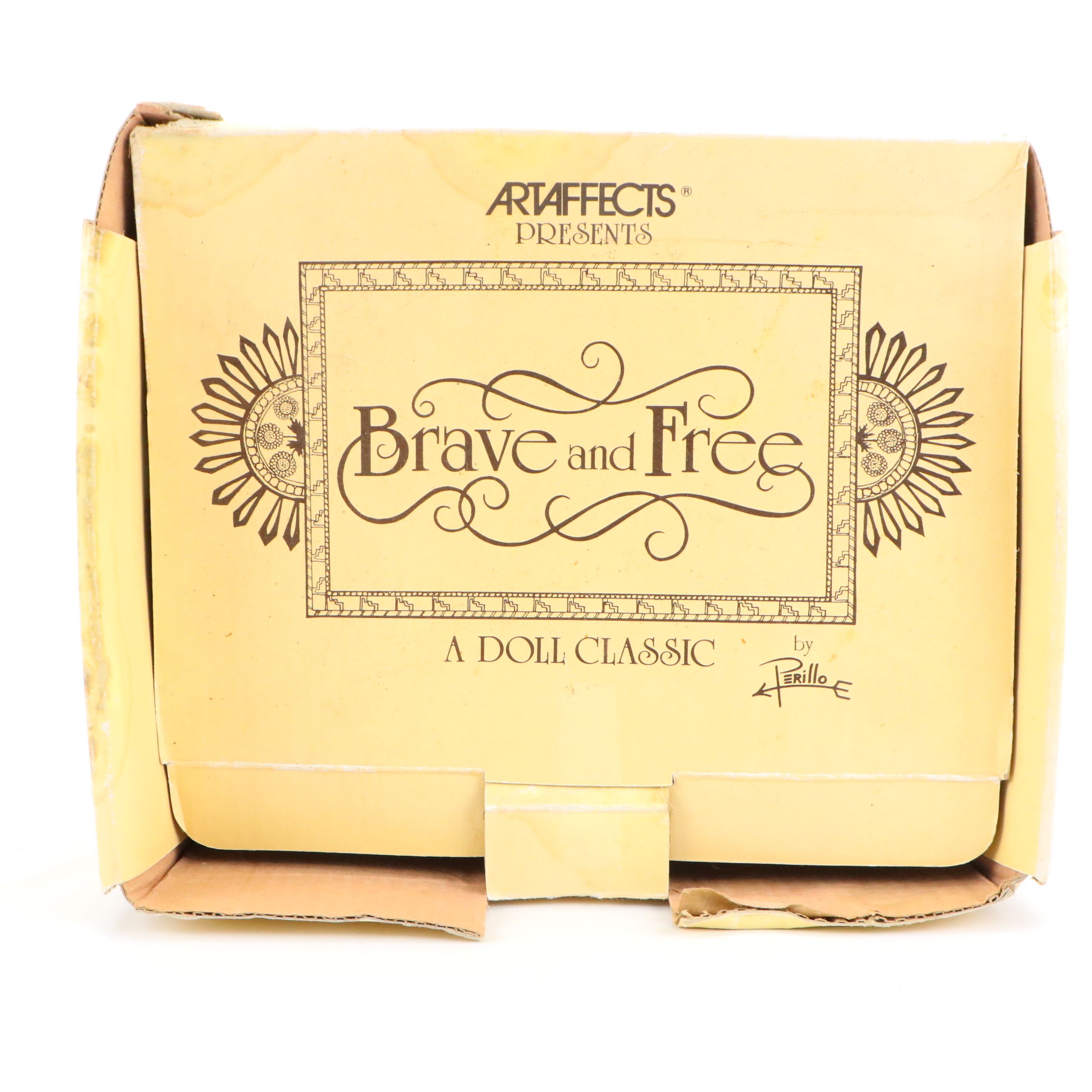 The Danbury Mint "Brave and Free" Bisque Porcelain Native American Doll