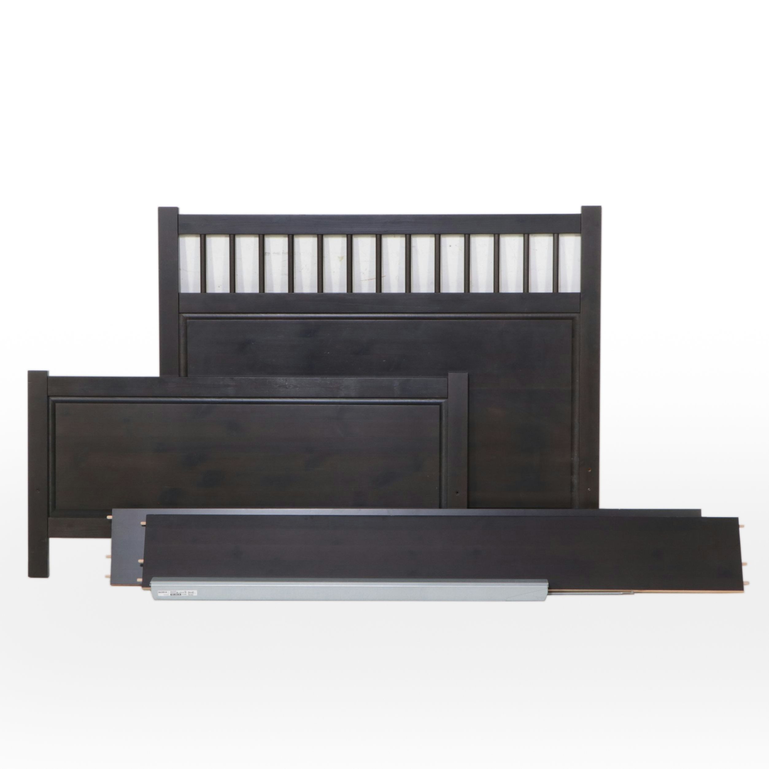 IKEA Dark Walnut Finish "Hemnes" Bed Frame