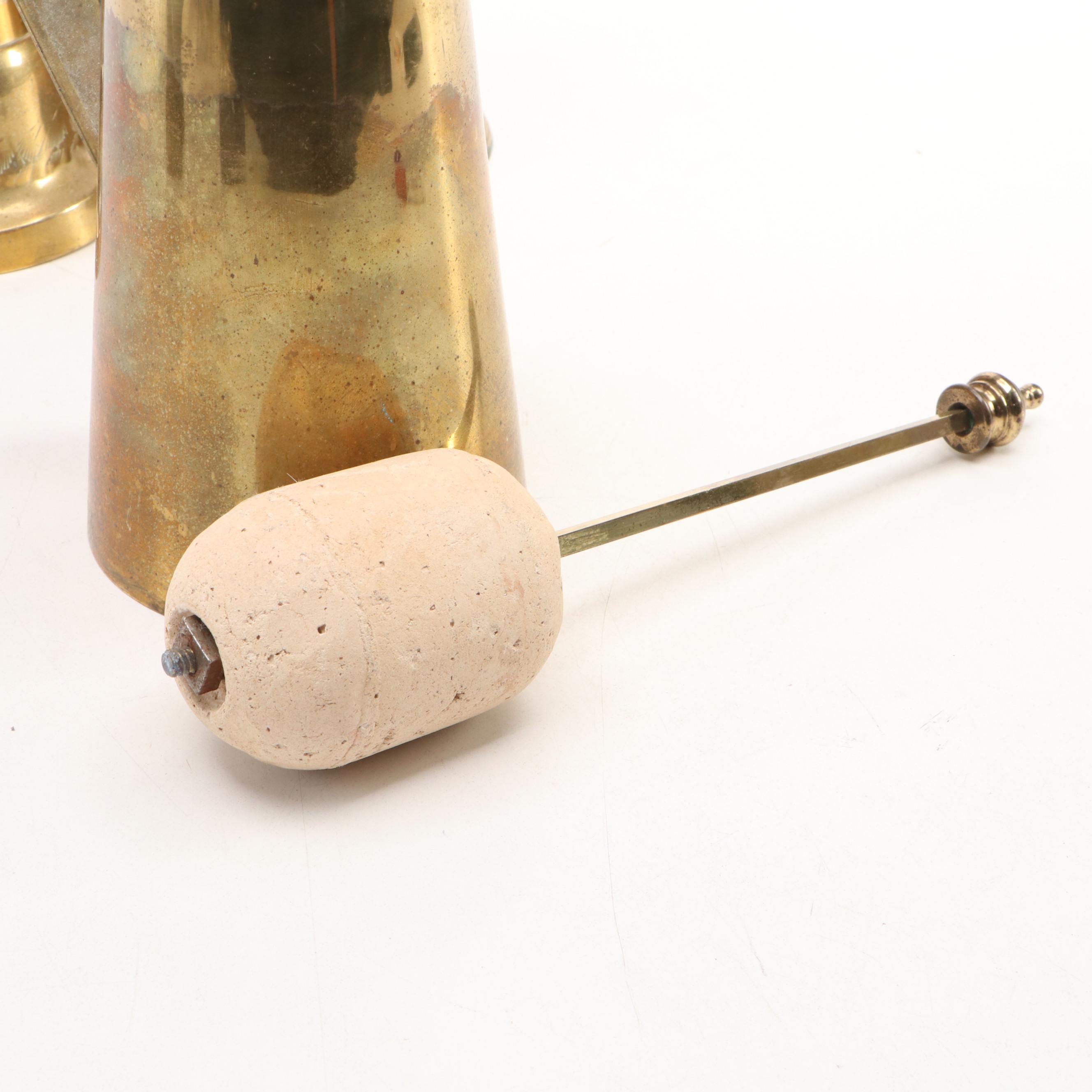 Etched Brass Vase, Brass Smudge Pot, Cloisonné Brass Box, and More Décor