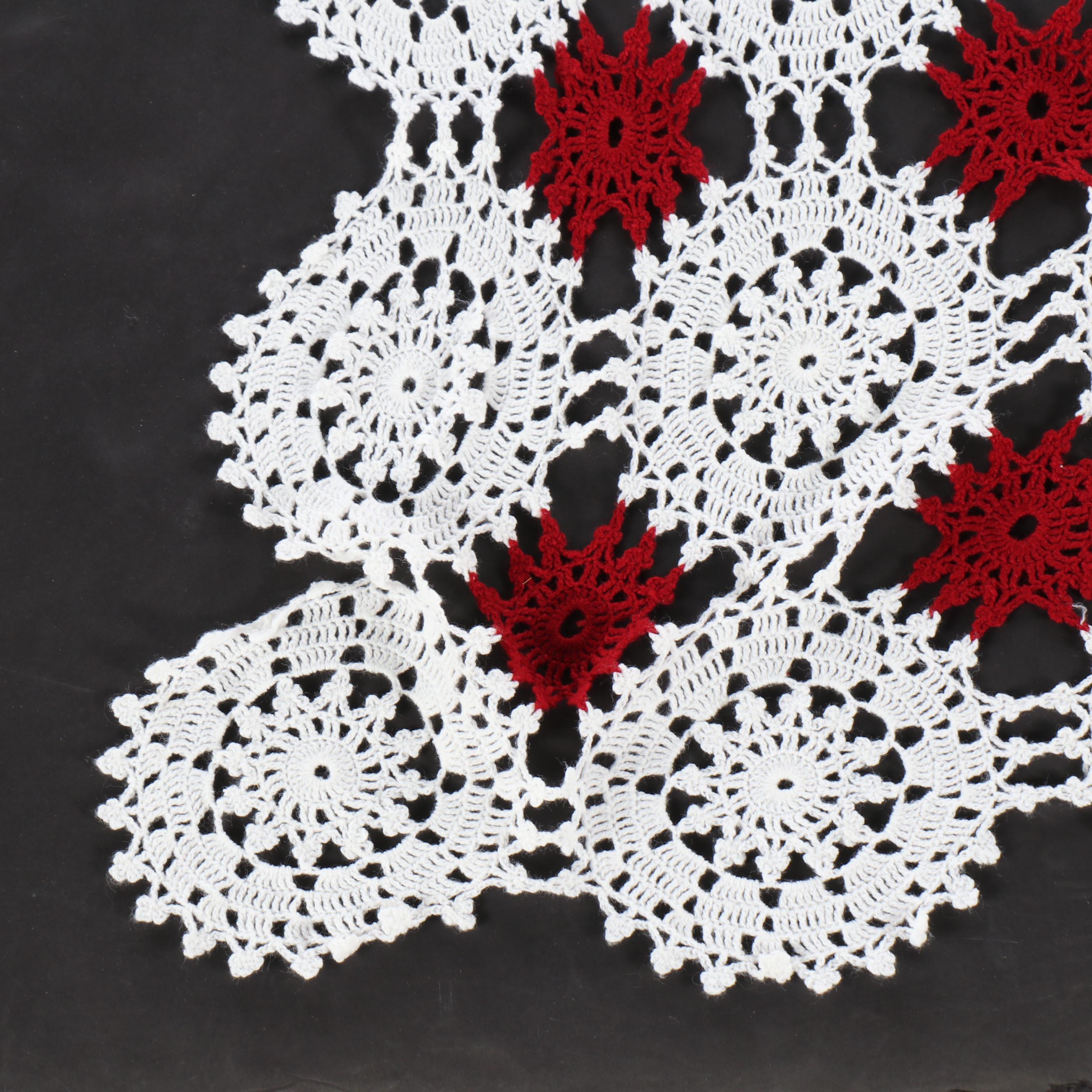 Crochet Tablecloth, Mid to Late 20th Century