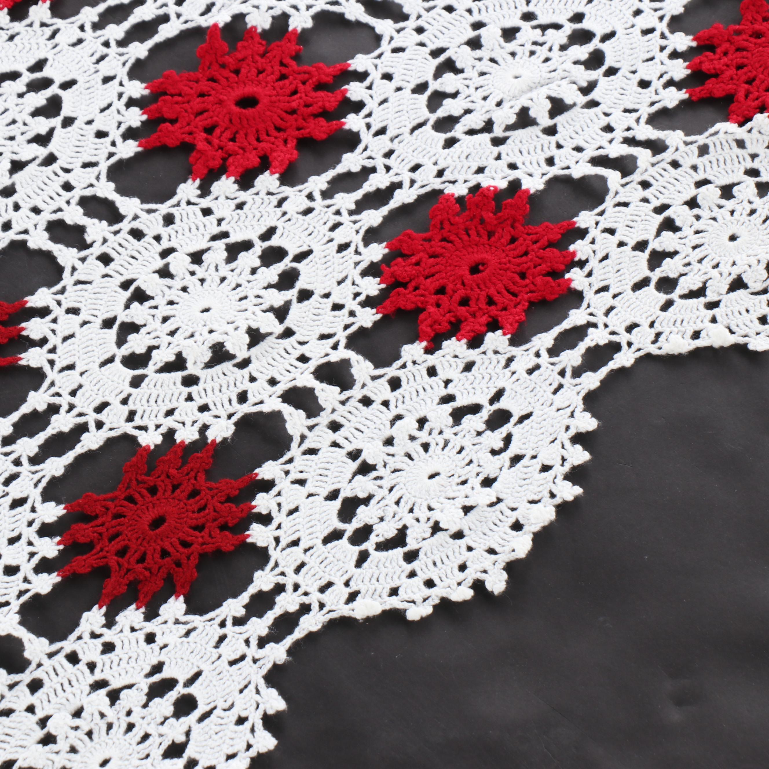 Crochet Tablecloth, Mid to Late 20th Century