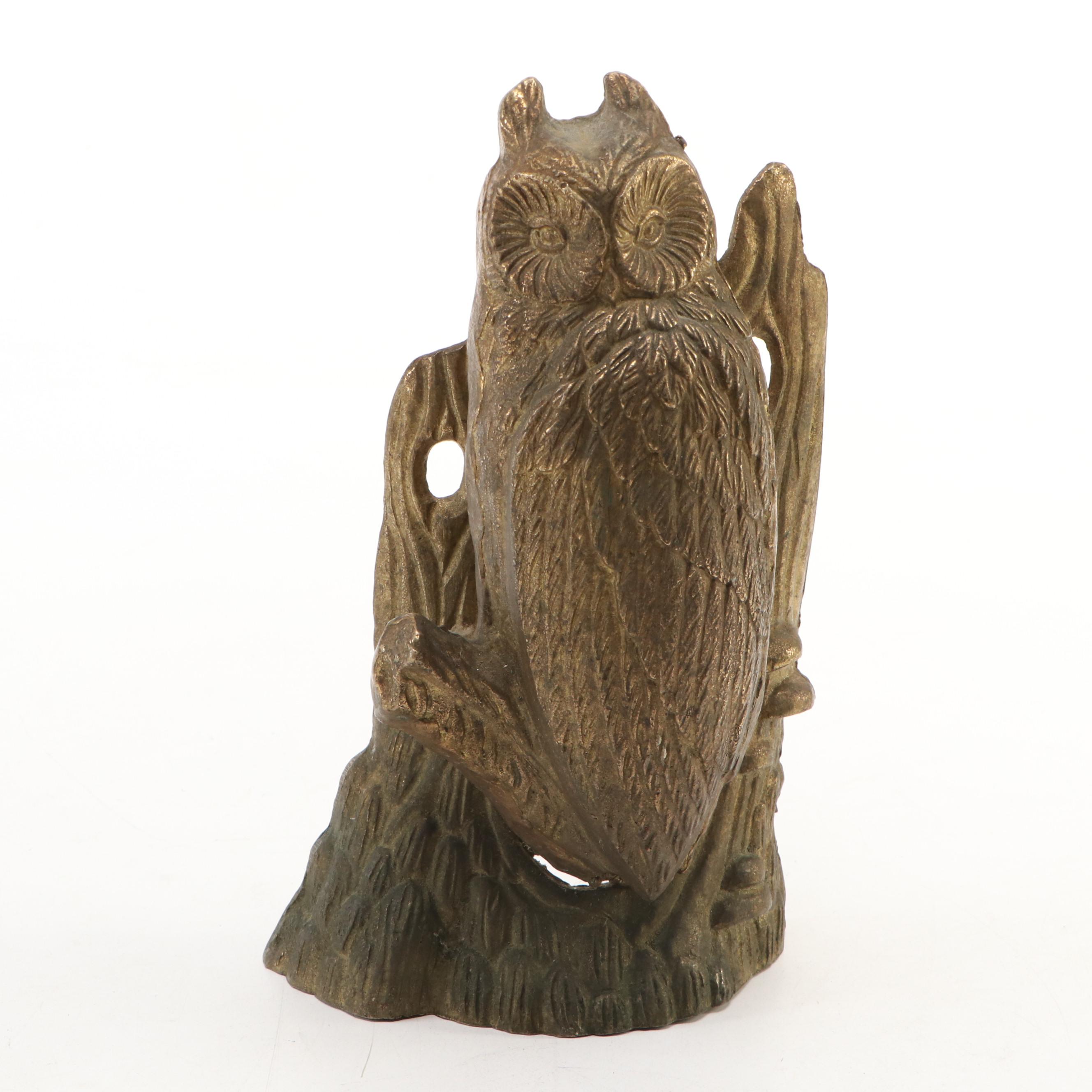 Etched Brass Vase, Brass Smudge Pot, Cloisonné Brass Box, and More Décor