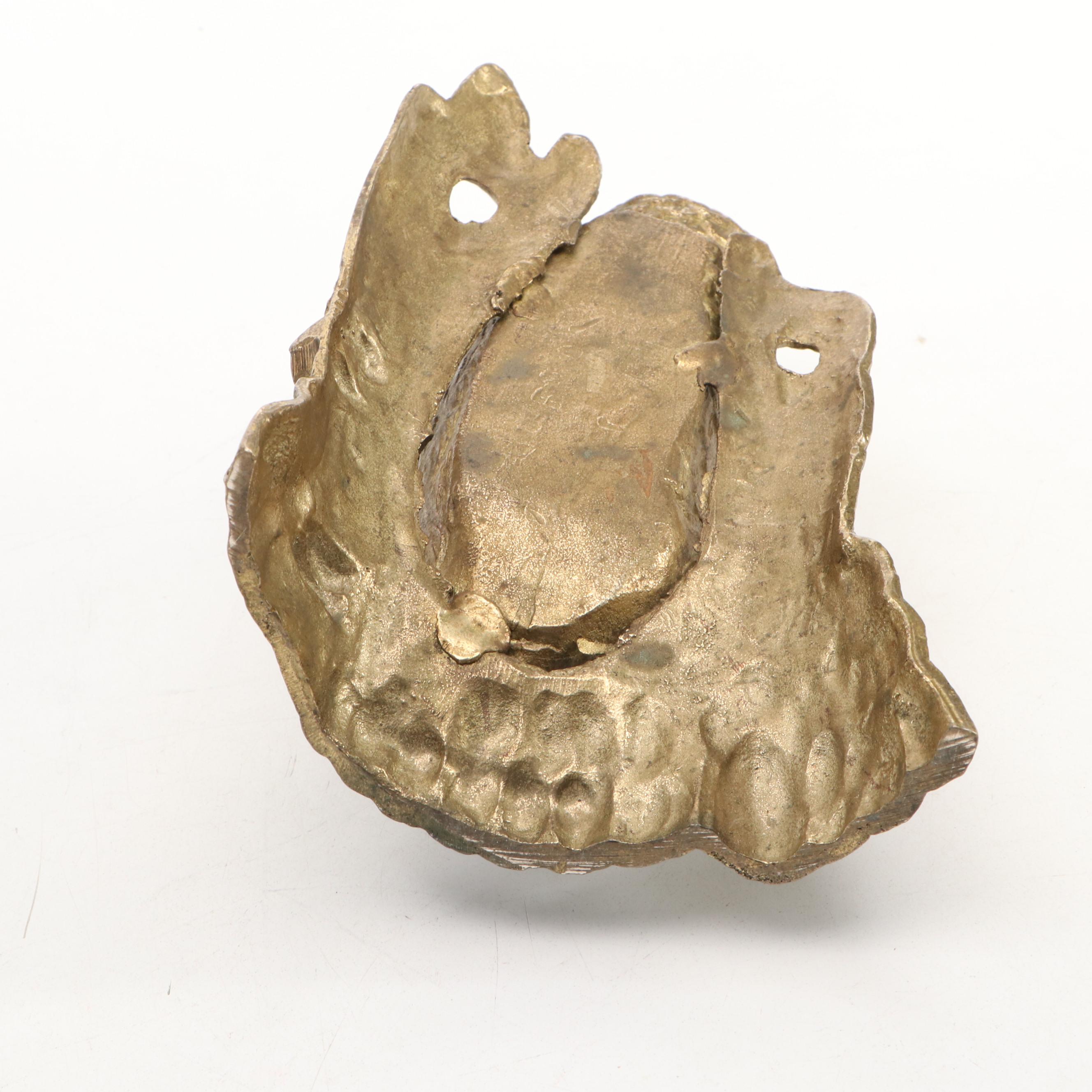 Etched Brass Vase, Brass Smudge Pot, Cloisonné Brass Box, and More Décor