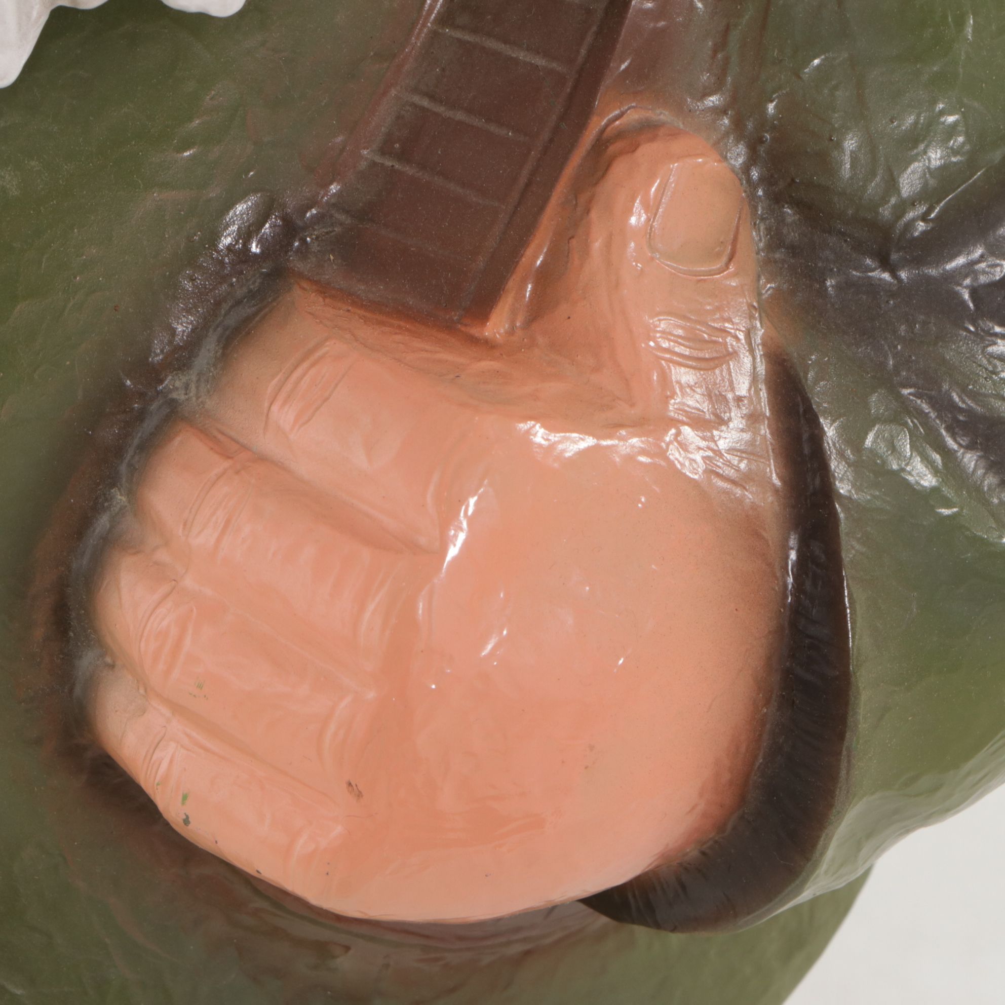 Happy Hiking Blow Mold Garden Gnome Sculpture