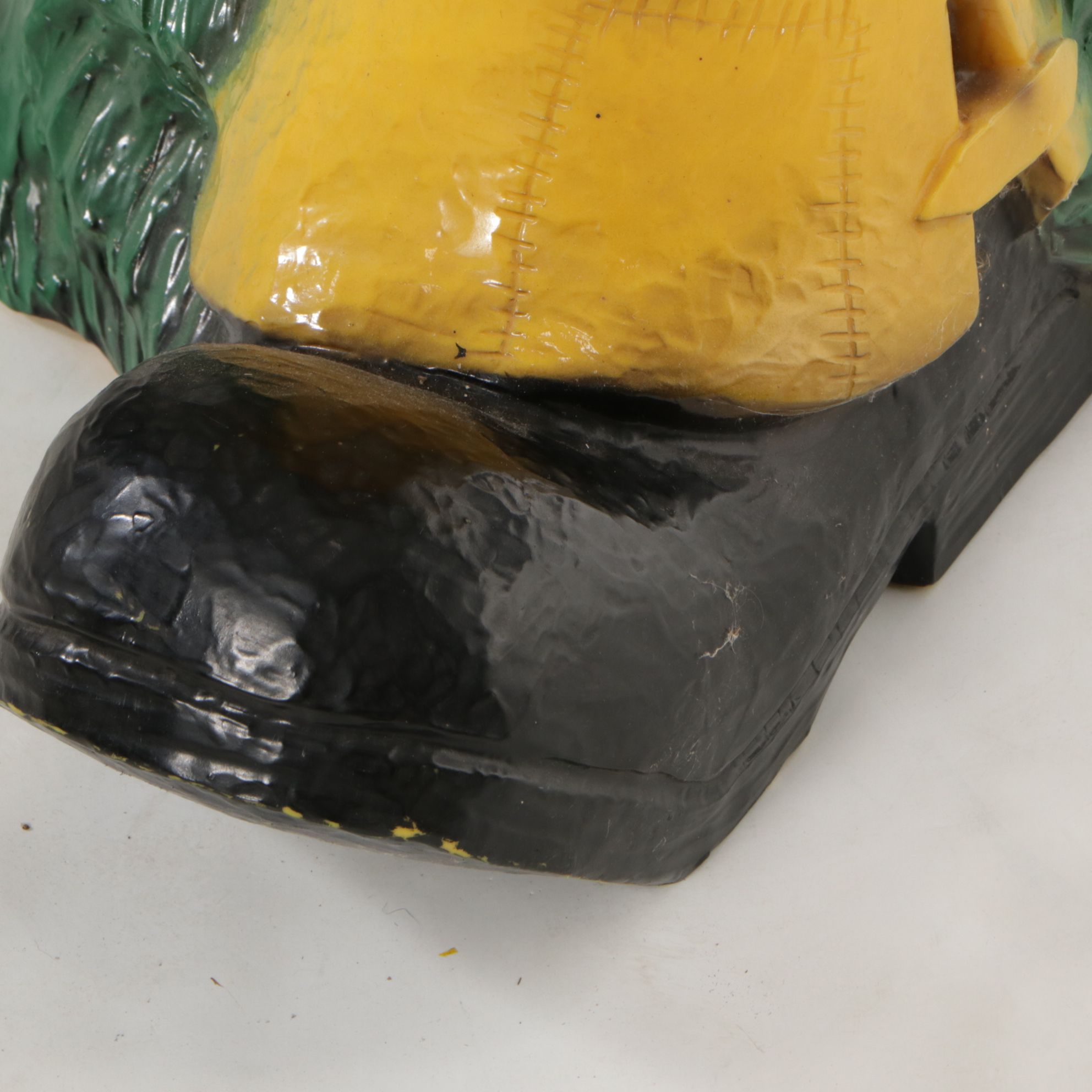 Happy Hiking Blow Mold Garden Gnome Sculpture