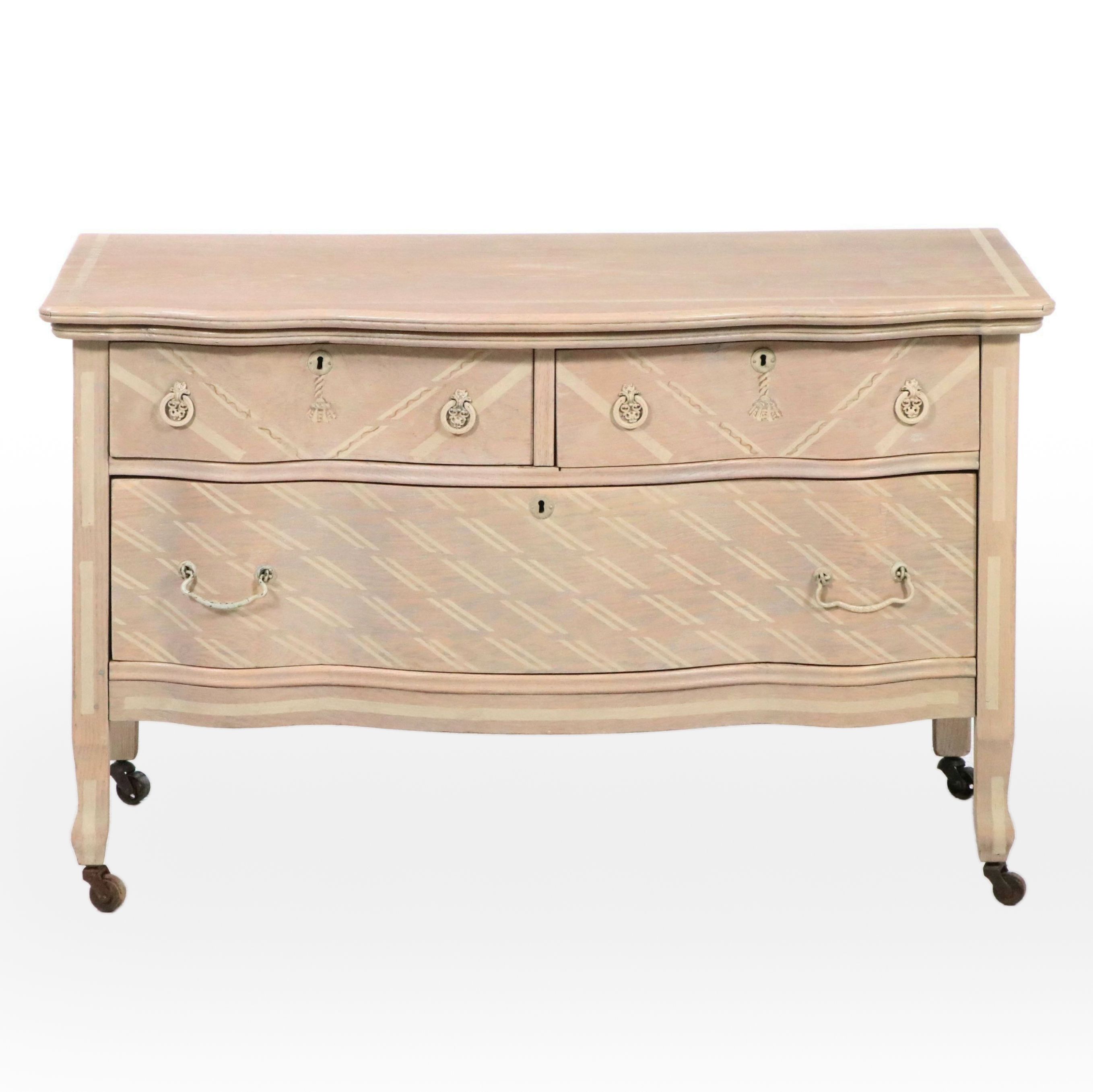 Tipp Furniture Co. French Style Painted Chest of Drawers, 20th-21st Century
