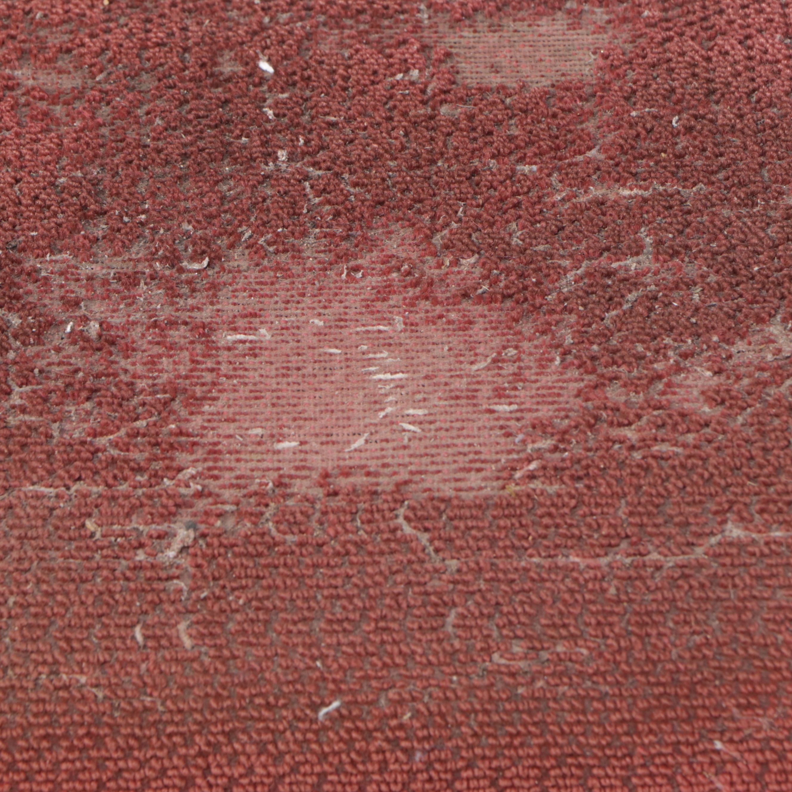 Art Deco Style Painted Metal and Upholstered Train Bench, Early to Mid-20th C.