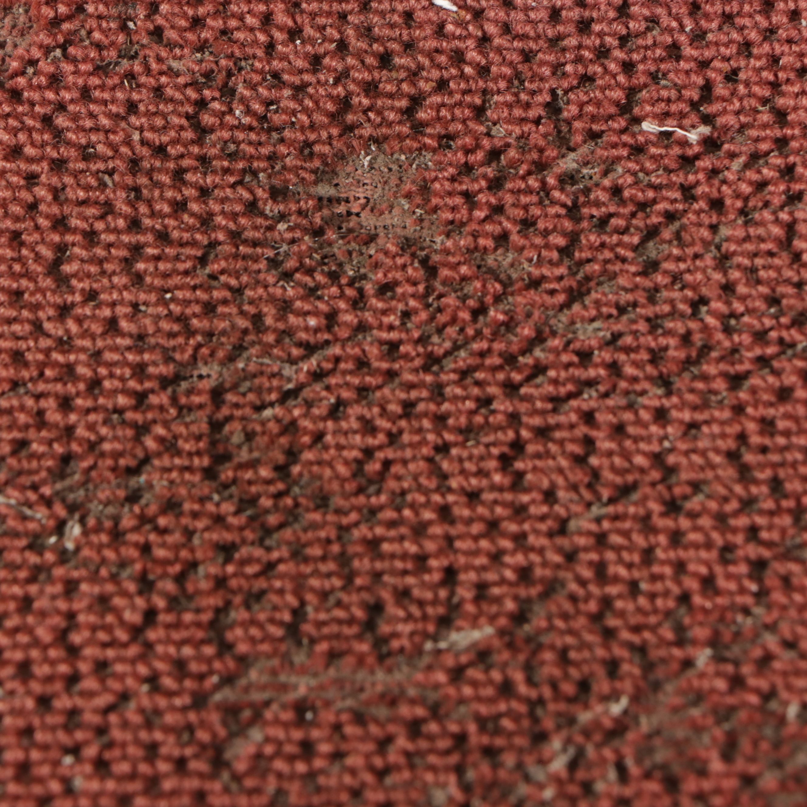 Art Deco Style Painted Metal and Upholstered Train Bench, Early to Mid-20th C.