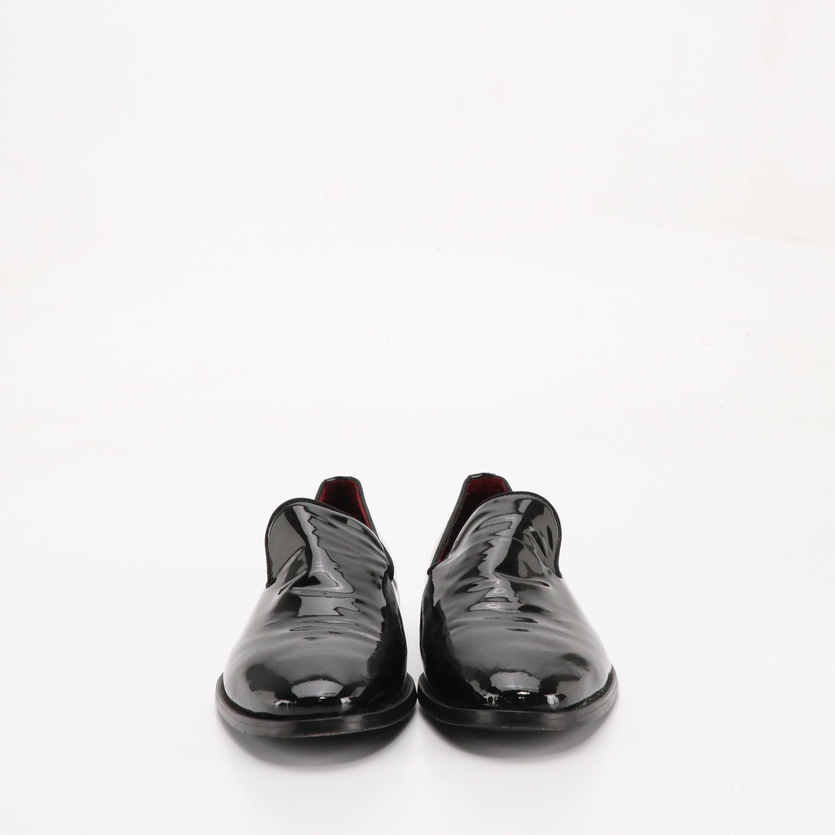 Men's Johnston & Murphy 'Fulcher' Slip-On Loafers in Black Patent Leather W/ Box