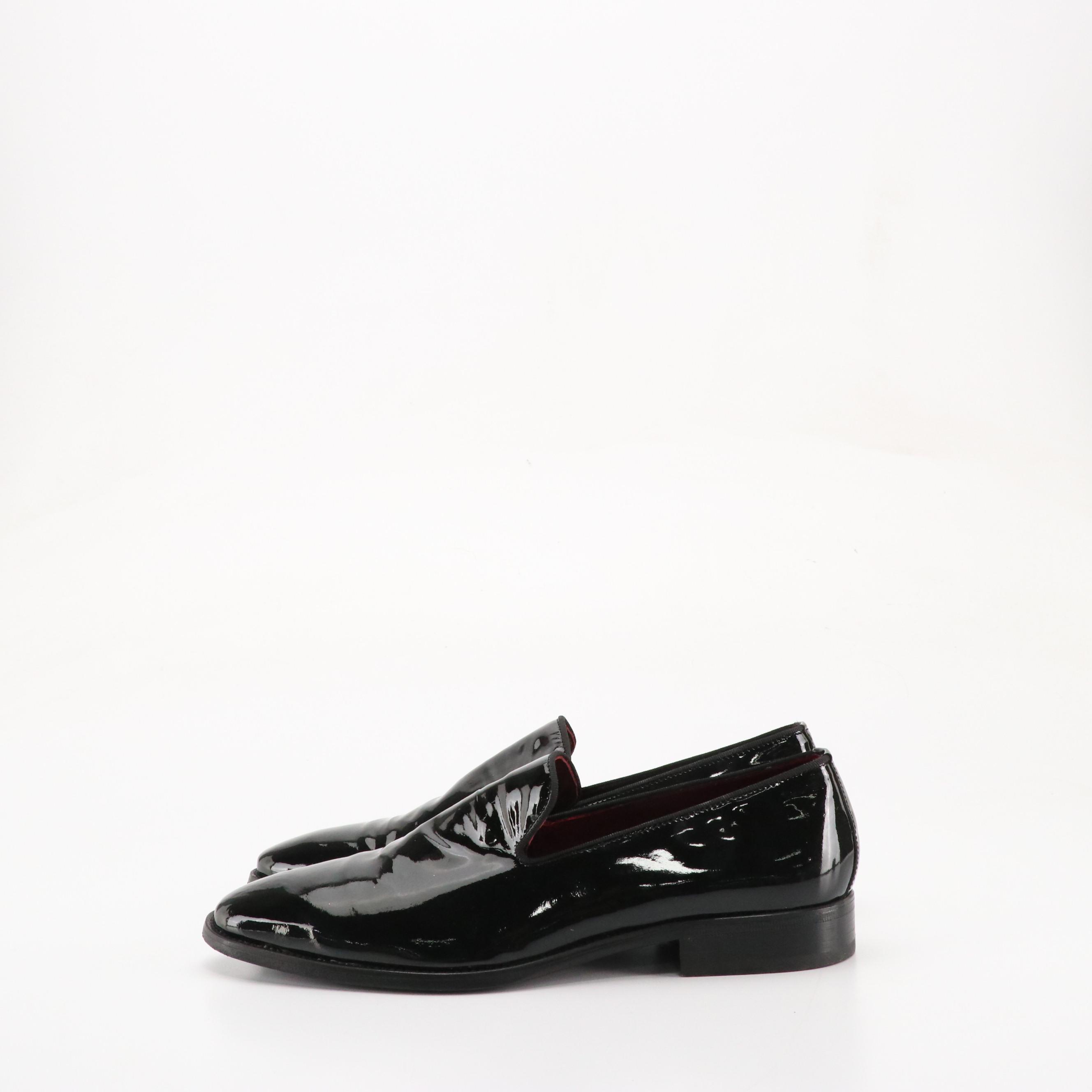 Men's Johnston & Murphy 'Fulcher' Slip-On Loafers in Black Patent Leather W/ Box