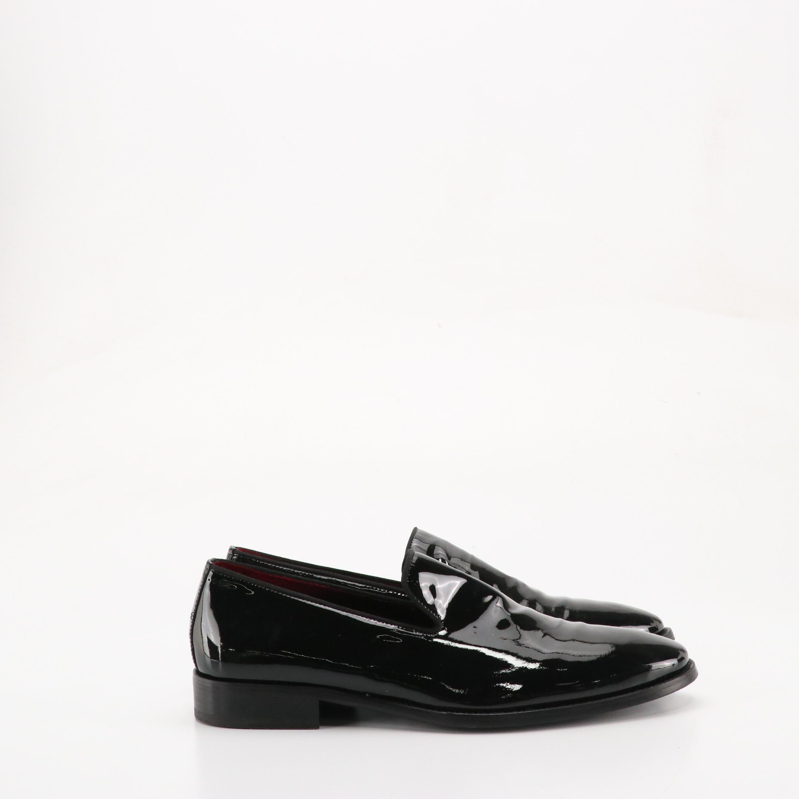 Men's Johnston & Murphy 'Fulcher' Slip-On Loafers in Black Patent Leather W/ Box