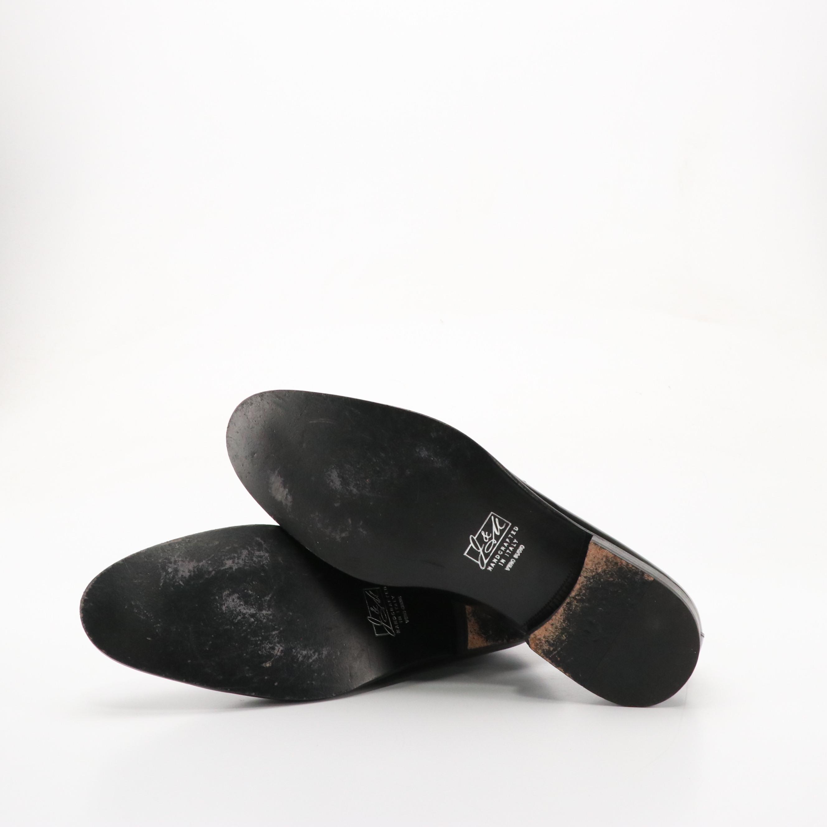 Men's Johnston & Murphy 'Fulcher' Slip-On Loafers in Black Patent Leather W/ Box