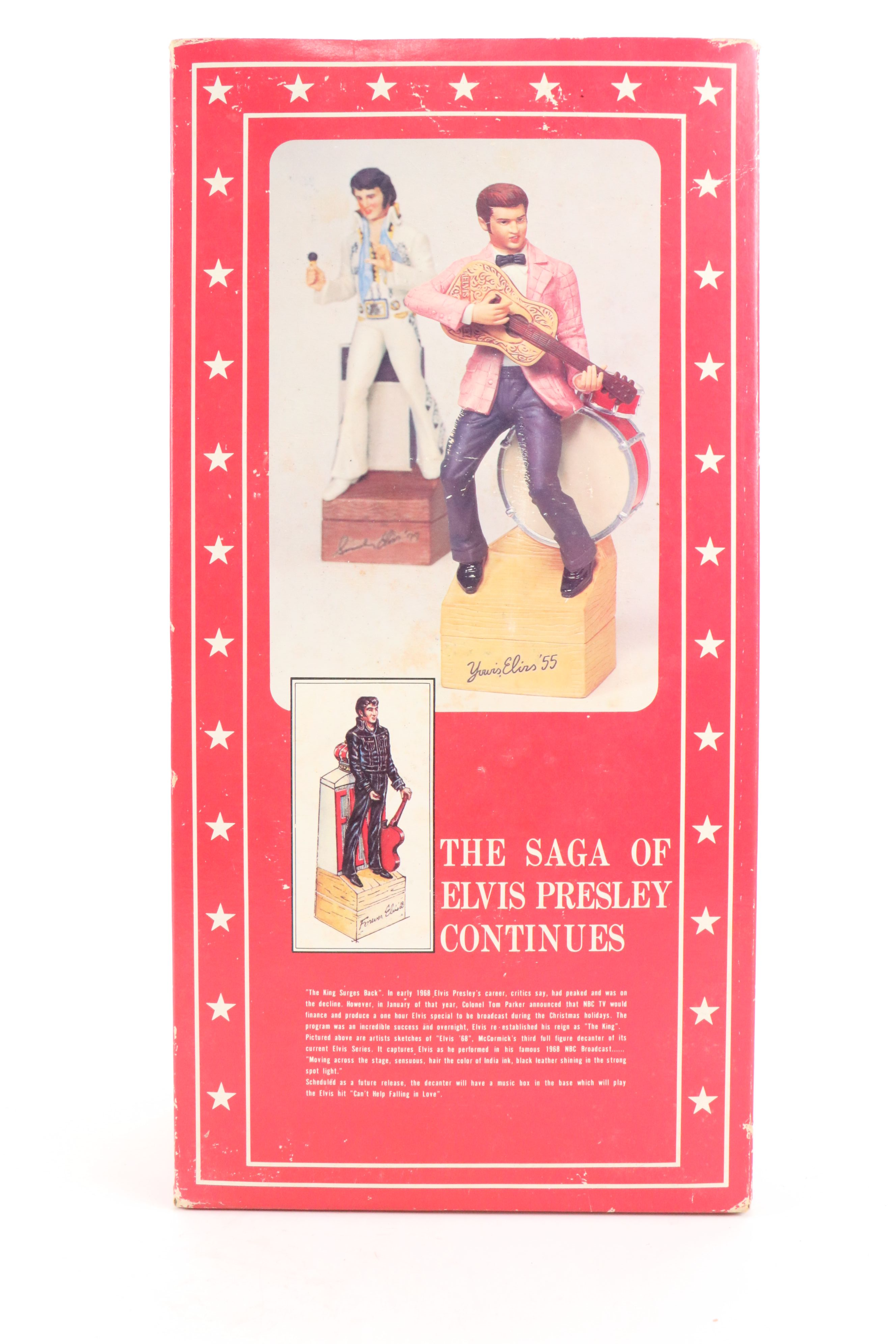 McCormick "Elvis" Limited Edition Porcelain Musical Decanter