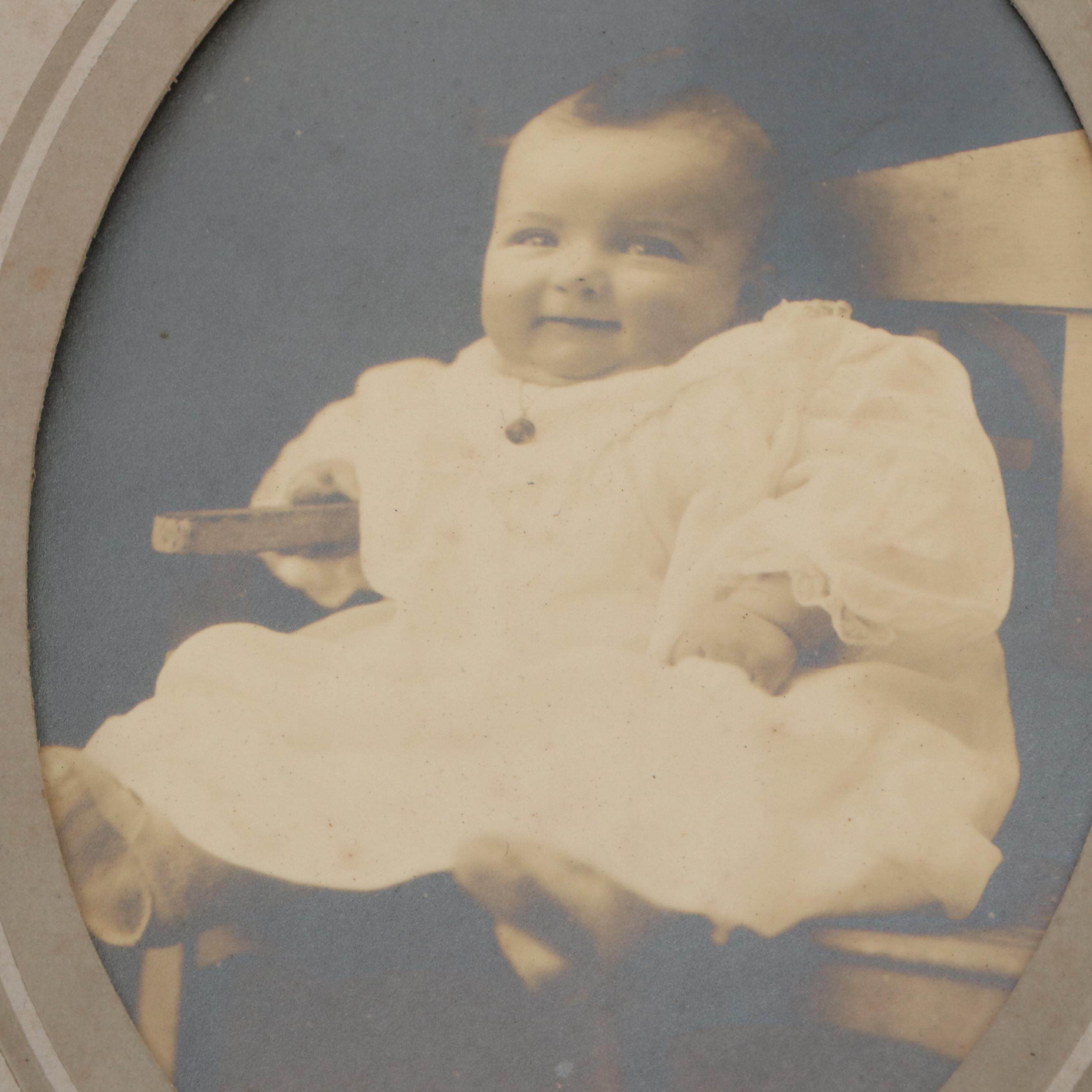 Collection of Silver Gelatin and Cabinet Card Portraits with Other Photographs