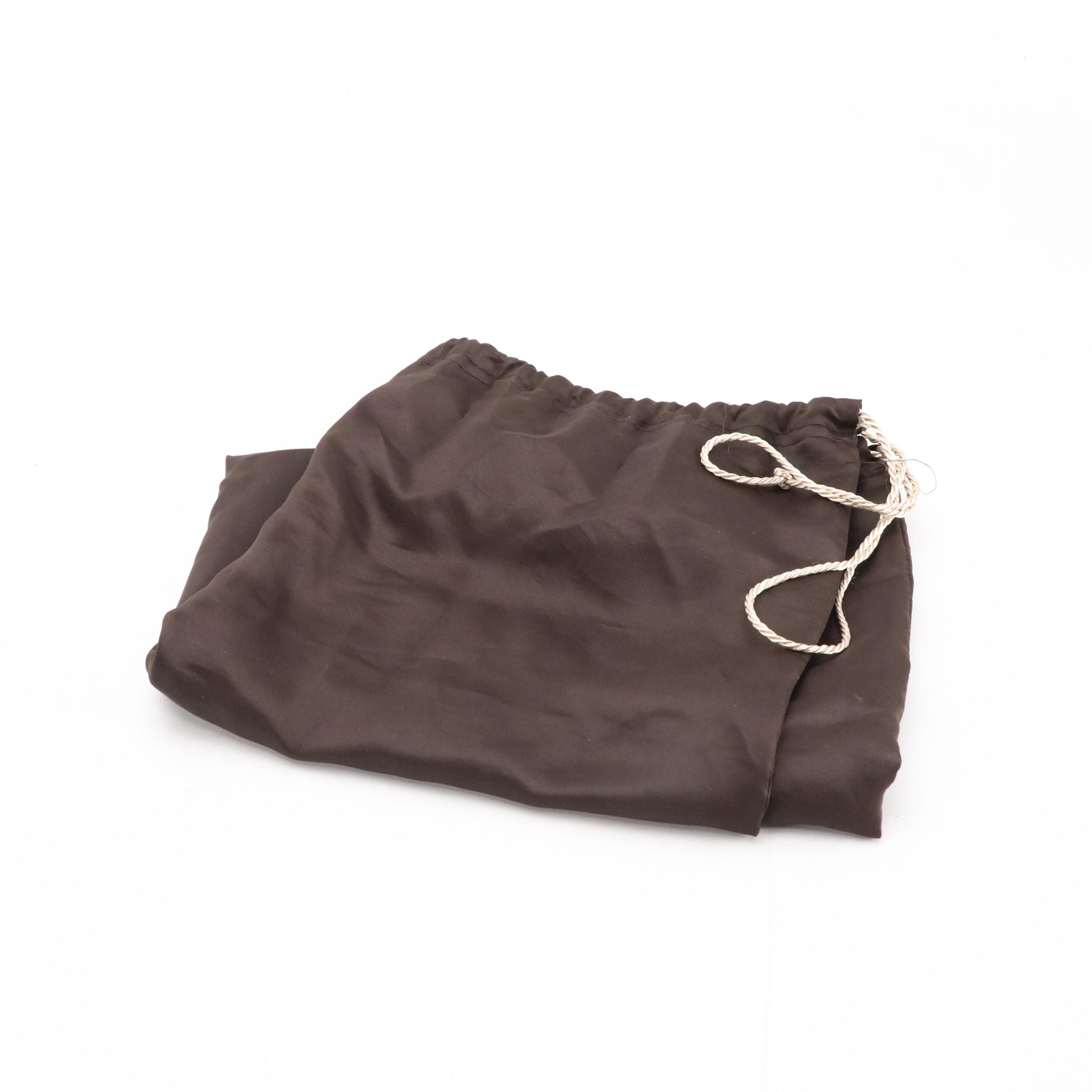 Coach Signature Denim Hobo Bag with Braided Leather Strap