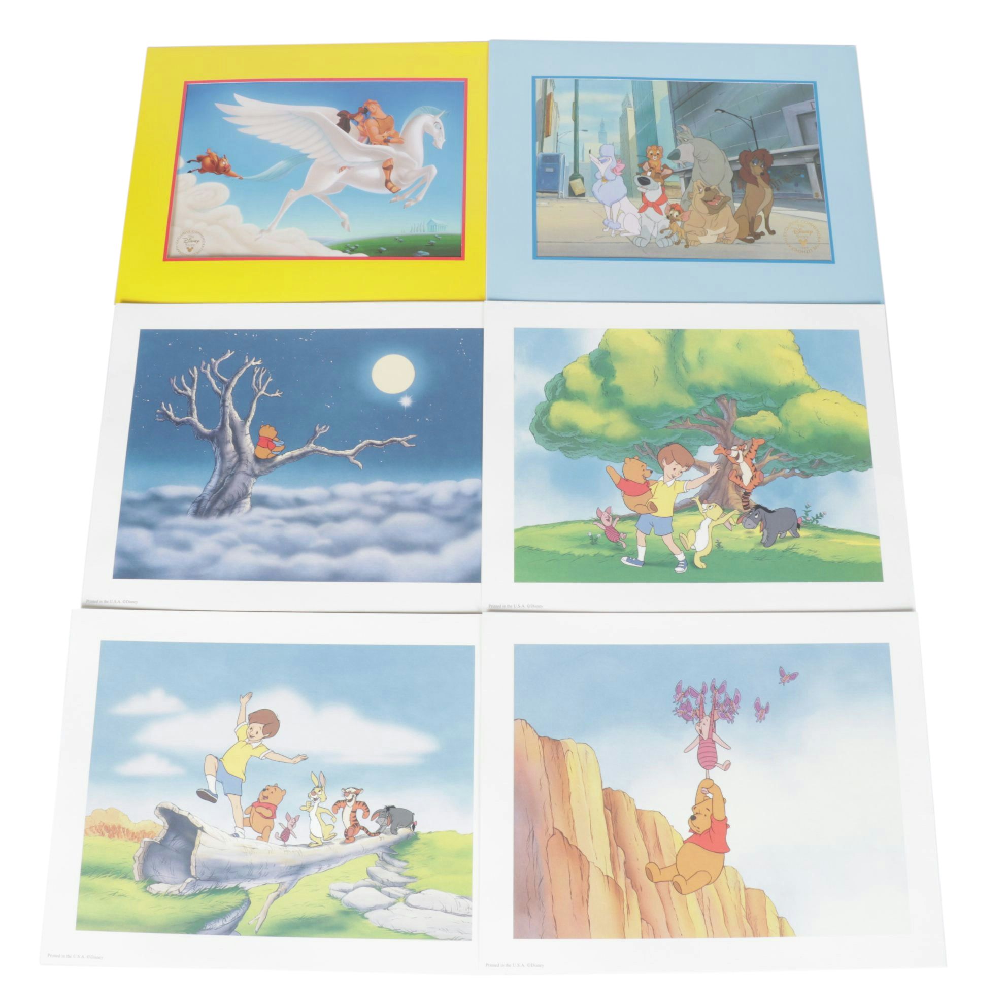Hercules, Winnie the Pooh & Other Disney Offset Lithographs