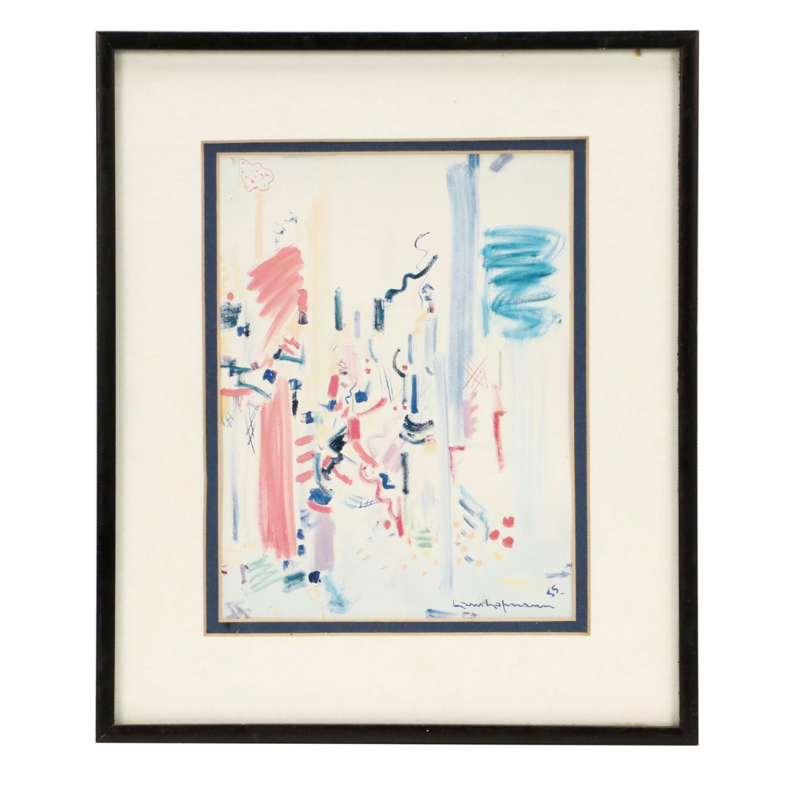After Hans Hofmann Offset Lithograph "Au Printemps"