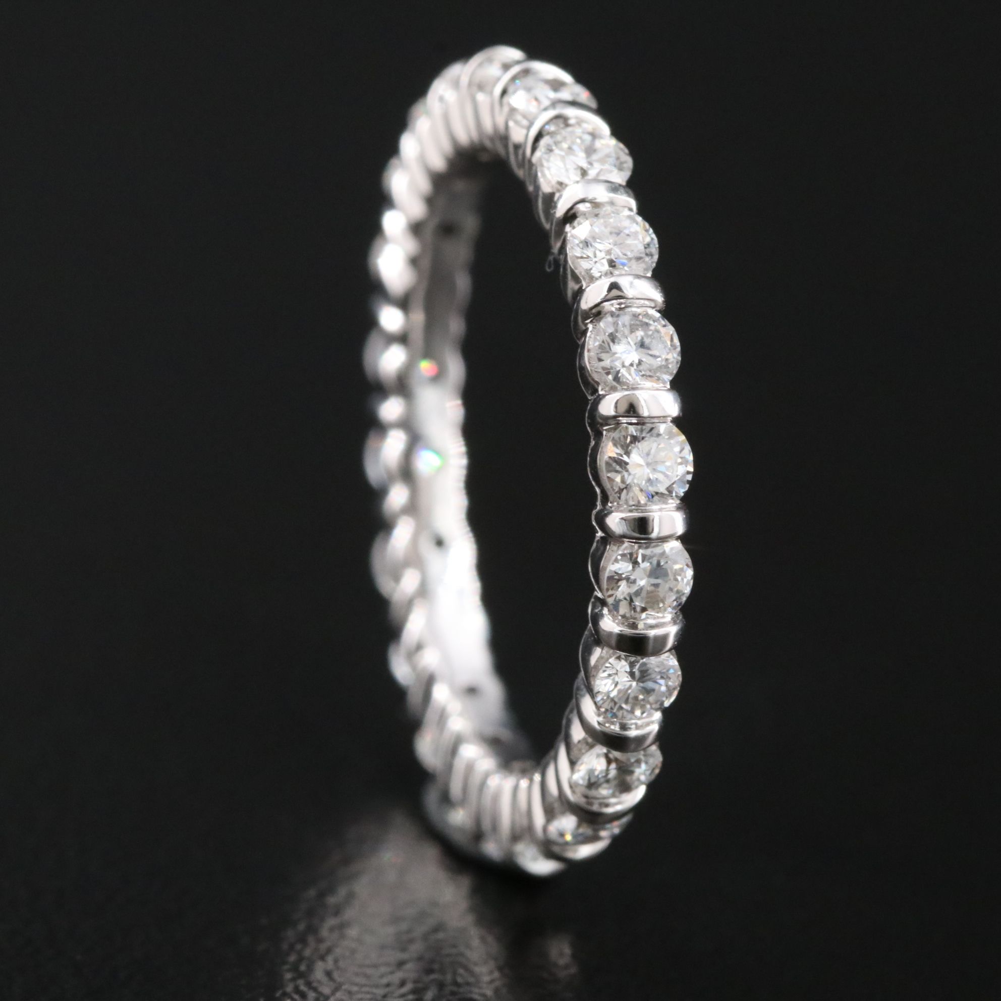 10K 1.08 CTW Lab Grown Diamond Eternity Band