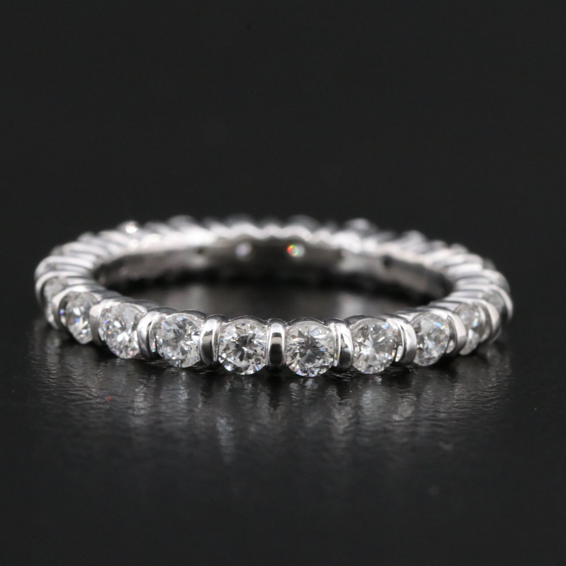 10K 1.08 CTW Lab Grown Diamond Eternity Band