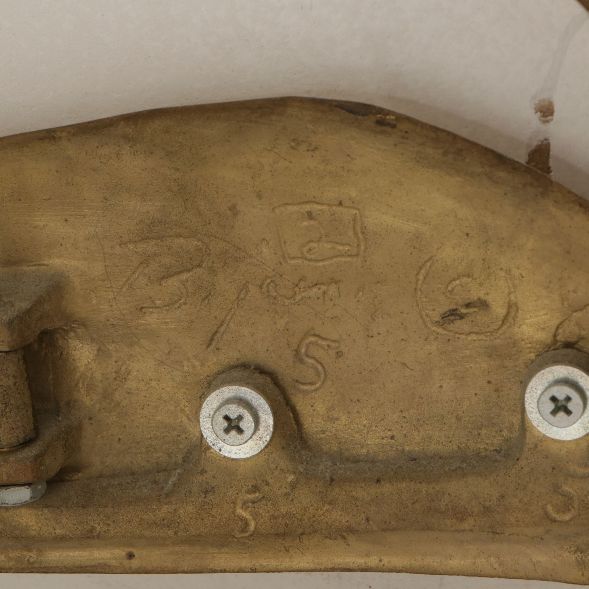 Mid Century Modern Swans on Water Enameled Metal Wall Art