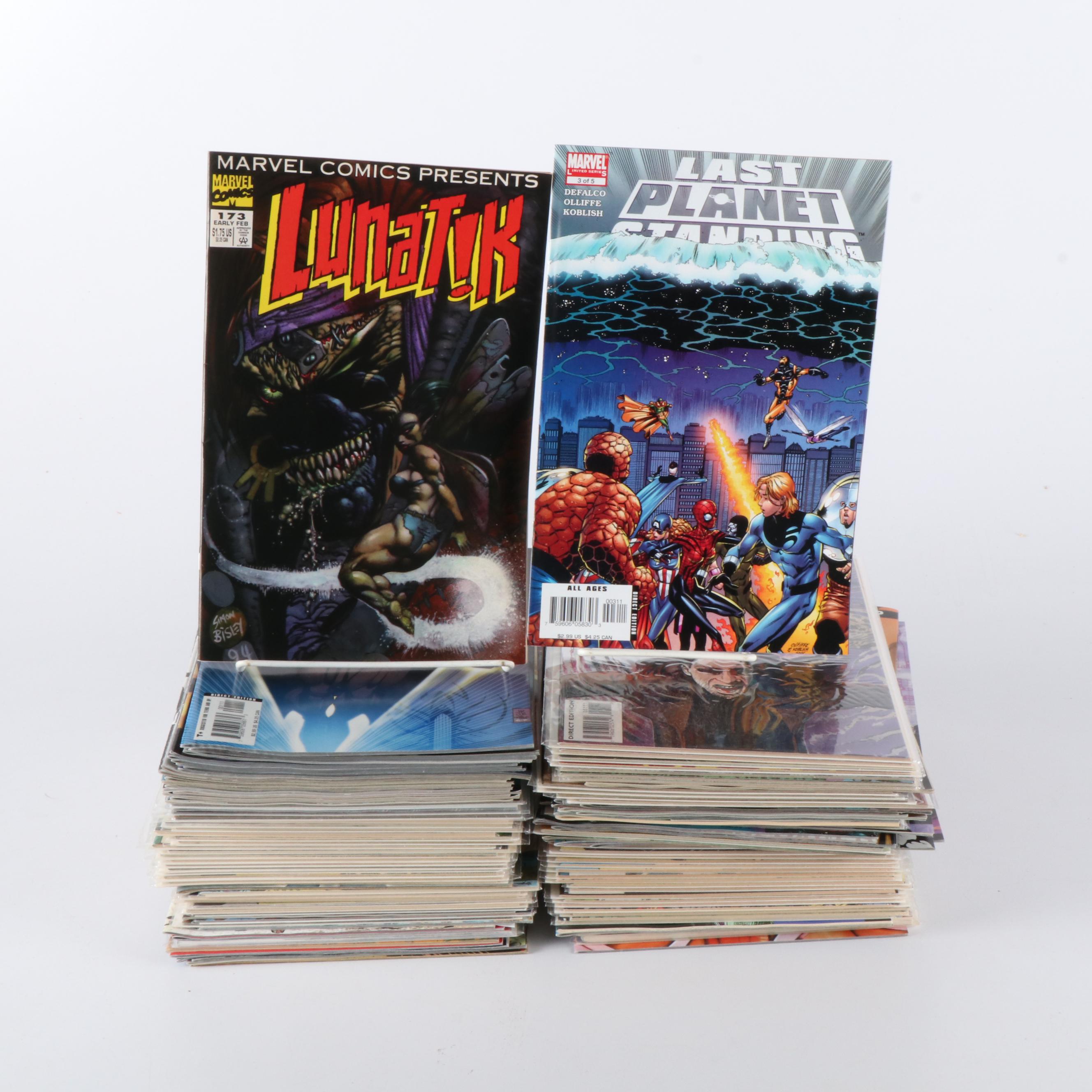 Modern Age Marvel 100+ Comic Books Featuring "Robocop" and "Lunatik"