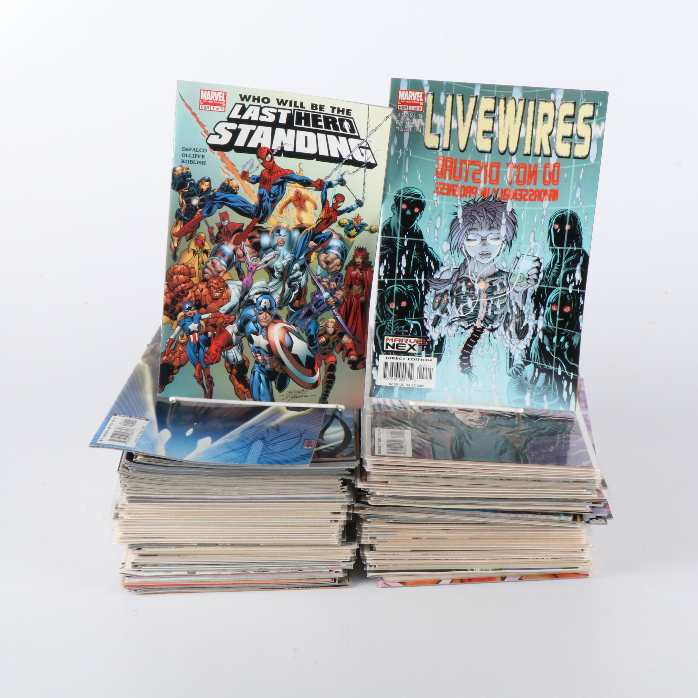 Modern Age Marvel 100+ Comic Books Featuring "Robocop" and "Lunatik"
