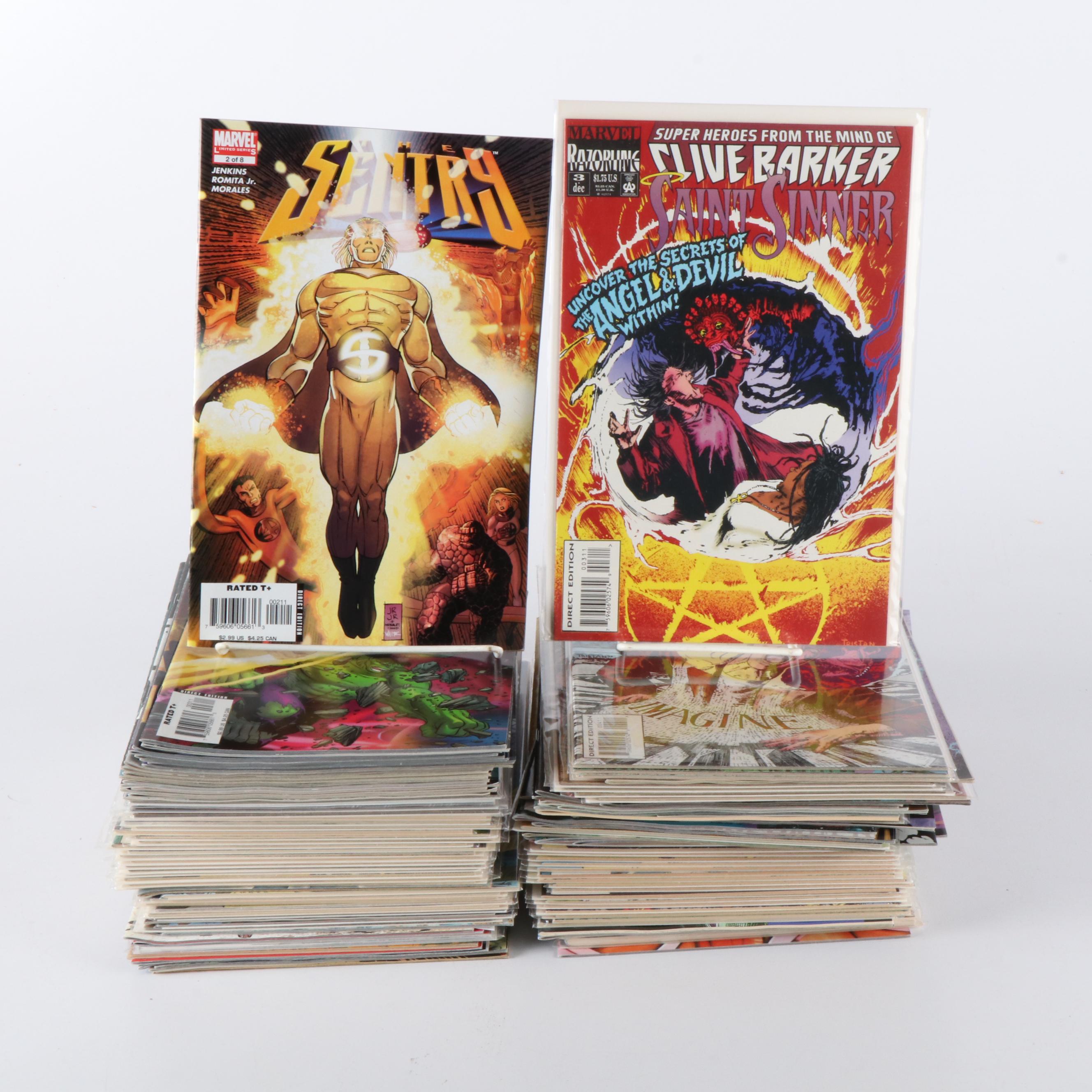 Modern Age Marvel 100+ Comic Books Featuring "Robocop" and "Lunatik"