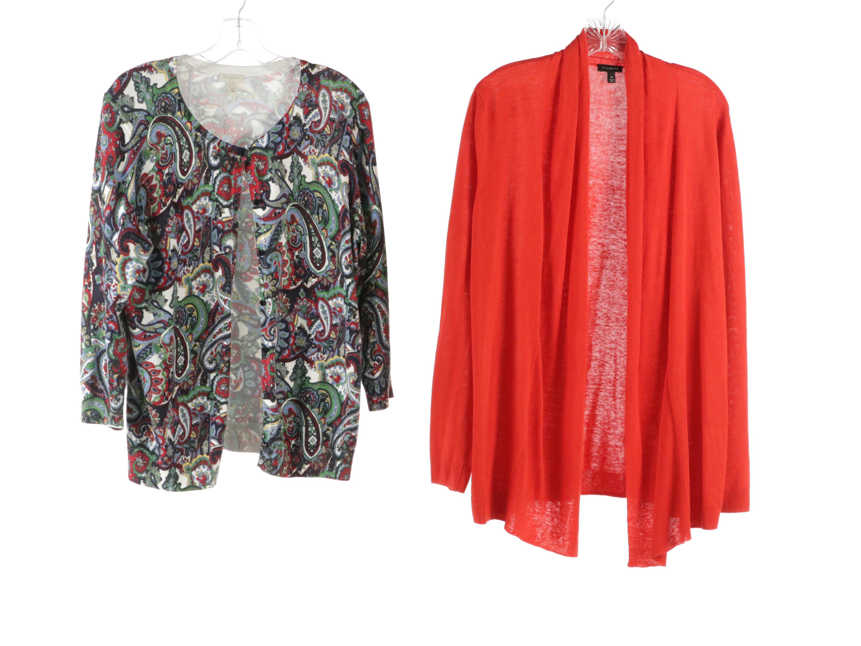 Talbots Lambswool and Cashmere Sweaters, Linen Blend Cardigan and More Tops