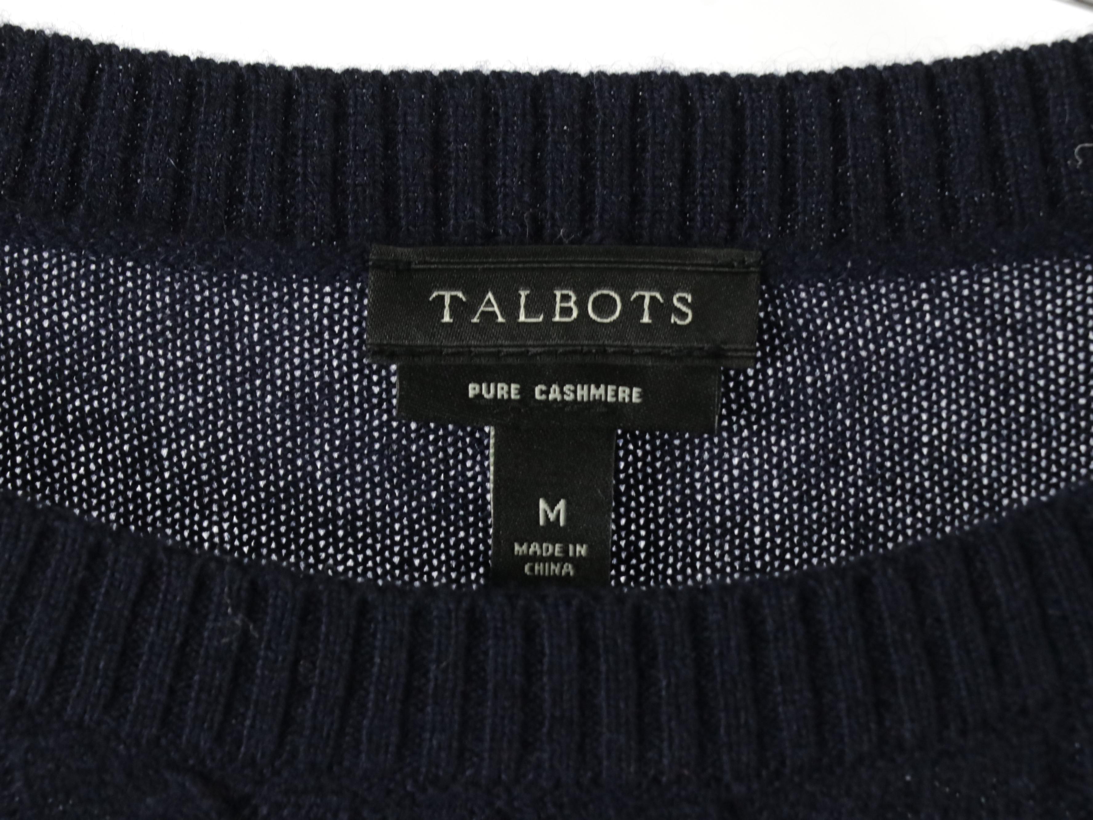 Talbots Lambswool and Cashmere Sweaters, Linen Blend Cardigan and More Tops
