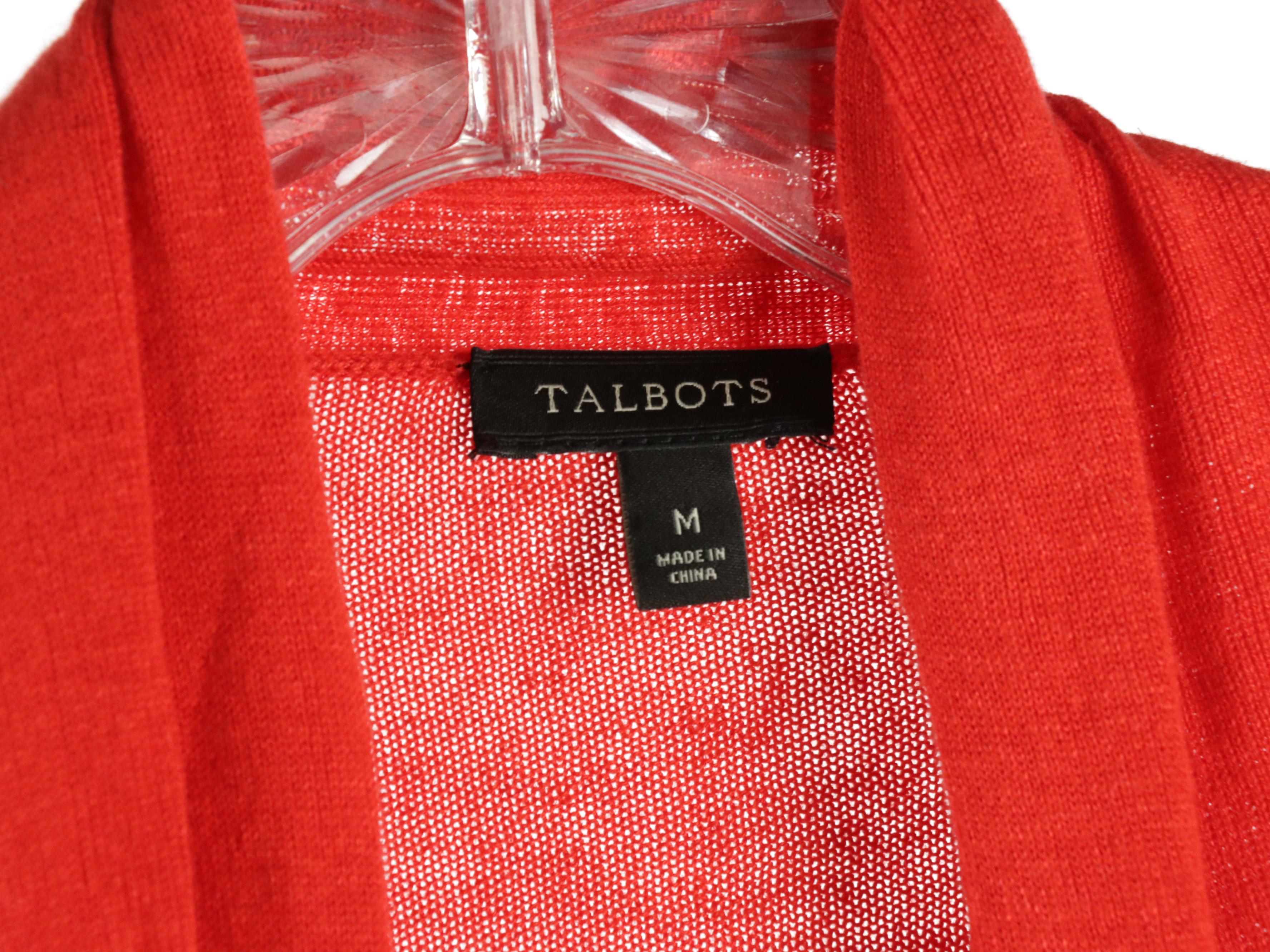 Talbots Lambswool and Cashmere Sweaters, Linen Blend Cardigan and More Tops