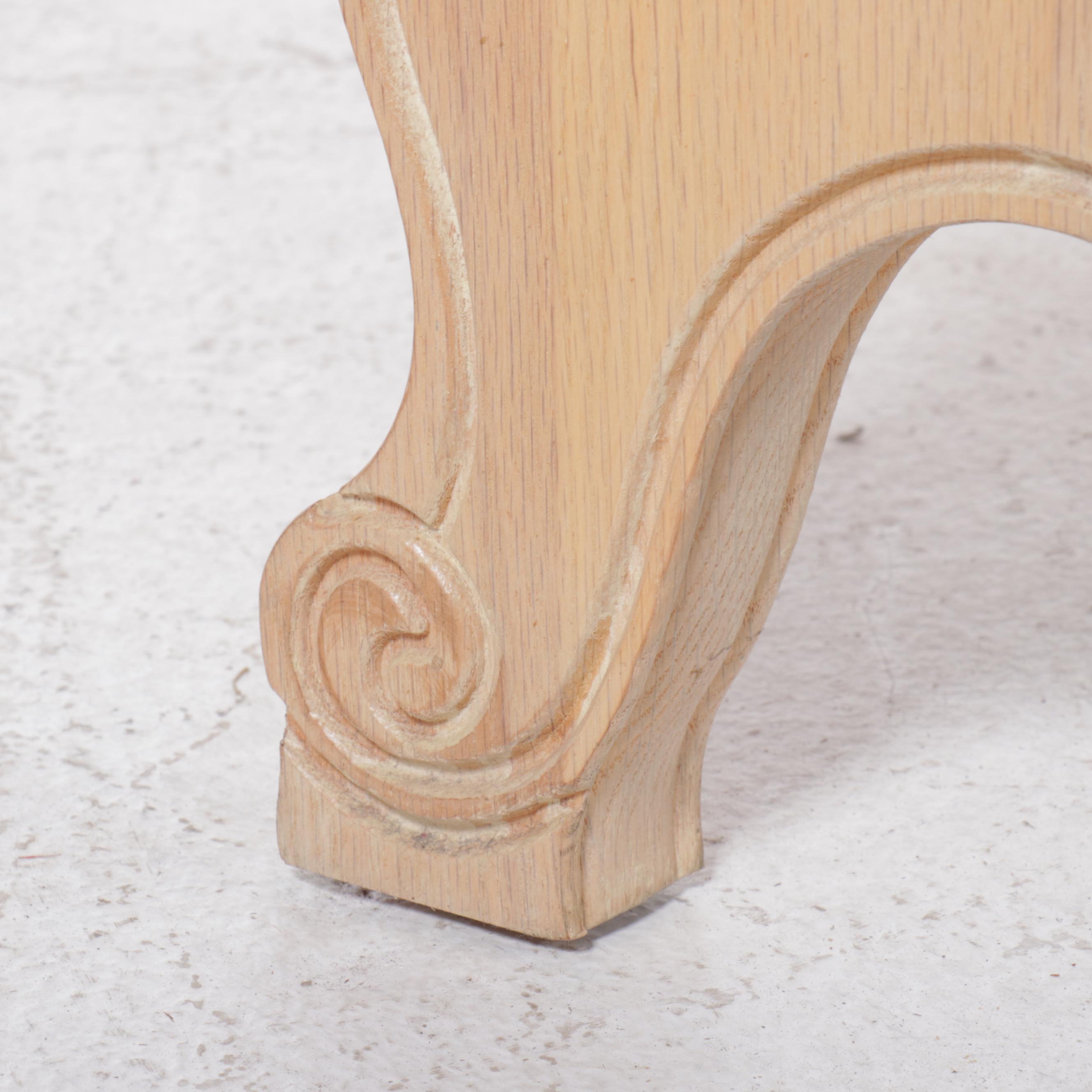 Thomasville Victorian Style Wooden Sleigh Bed