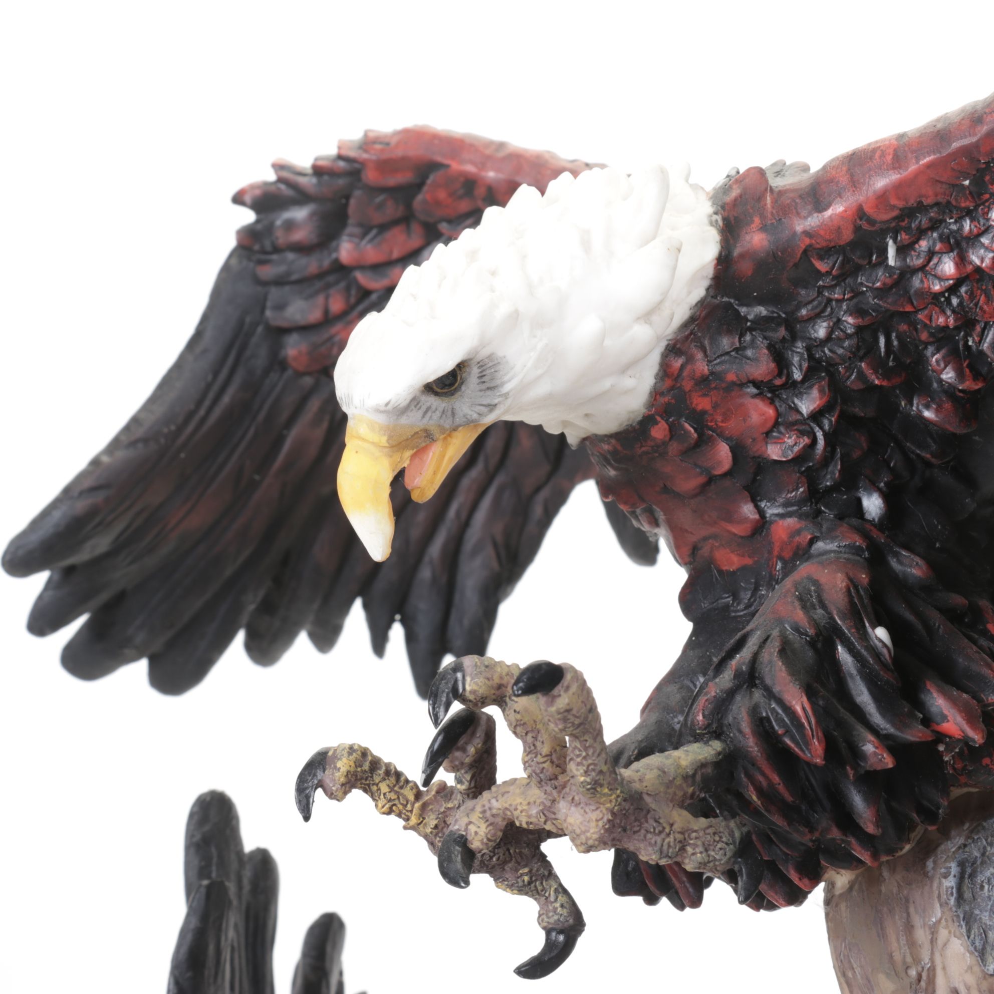 Yanglin Collection Swooping Eagles Resin Statue