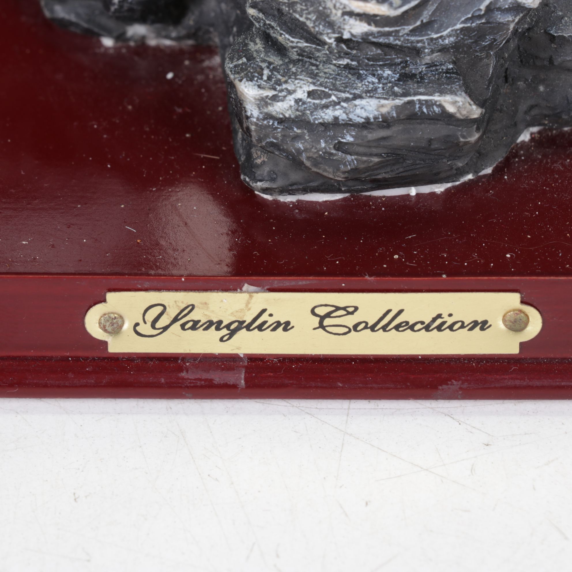 Yanglin Collection Swooping Eagles Resin Statue