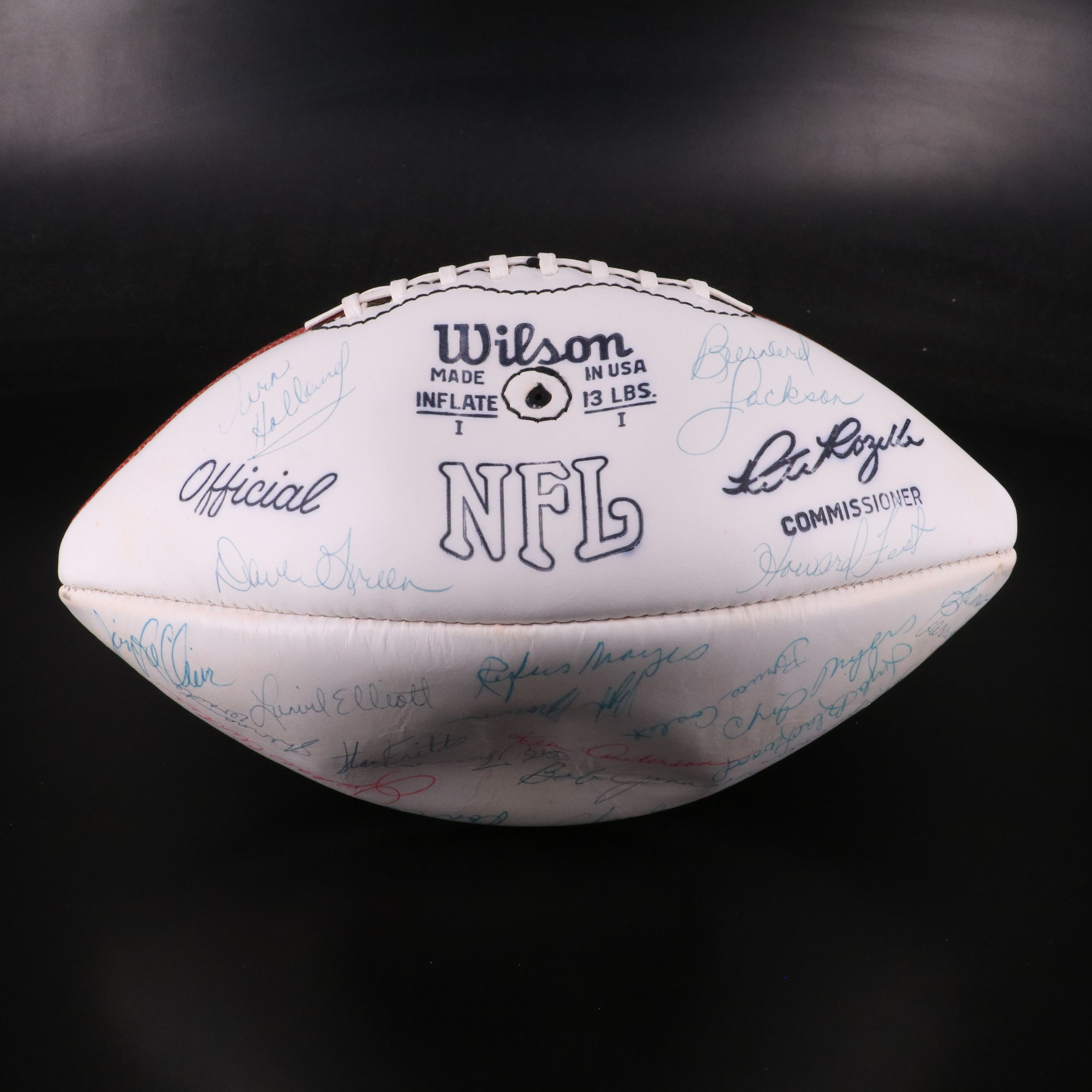 1975 Cincinnati Bengals Team Signed Football Featuring Ken Anderson and More