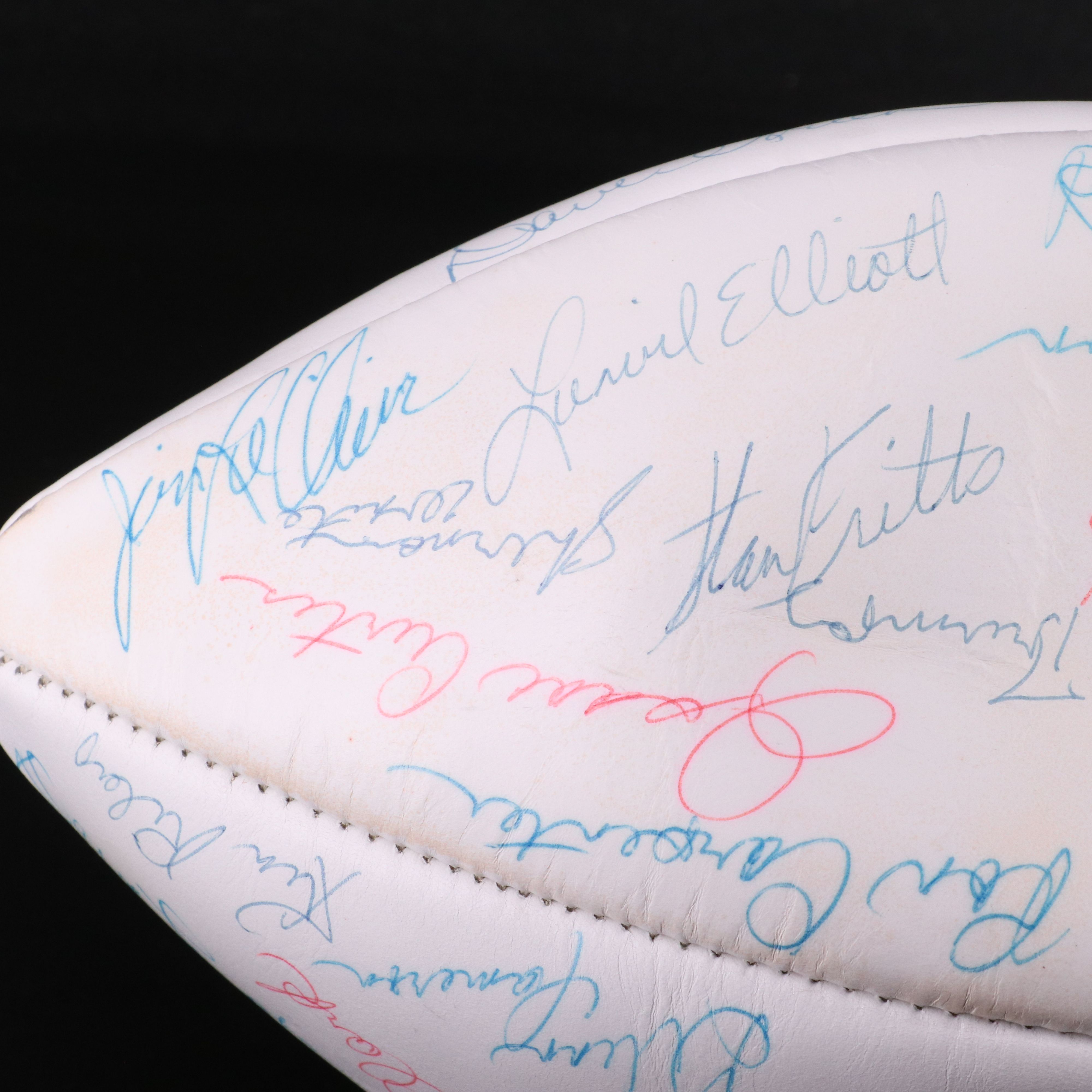 1975 Cincinnati Bengals Team Signed Football Featuring Ken Anderson and More