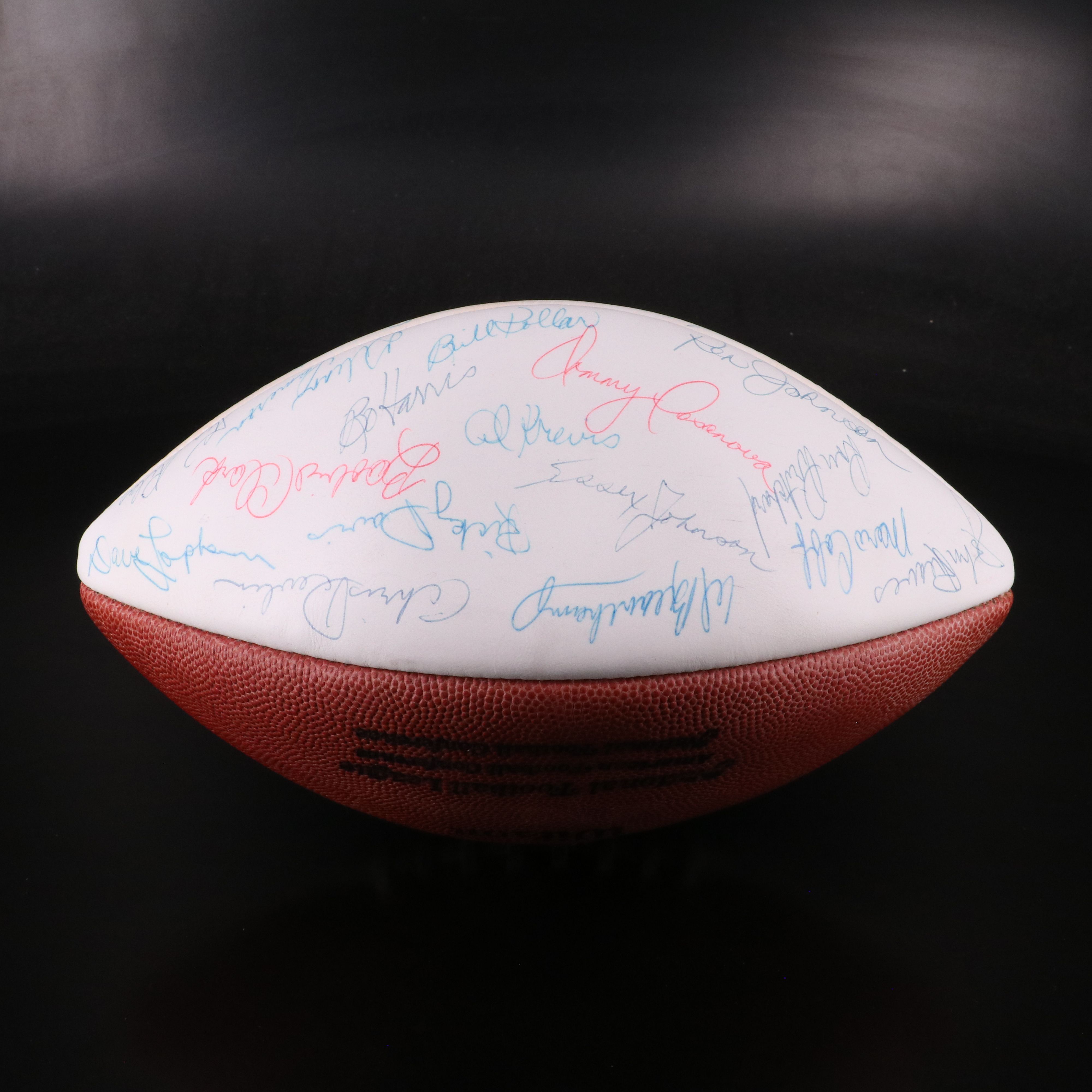 1975 Cincinnati Bengals Team Signed Football Featuring Ken Anderson and More