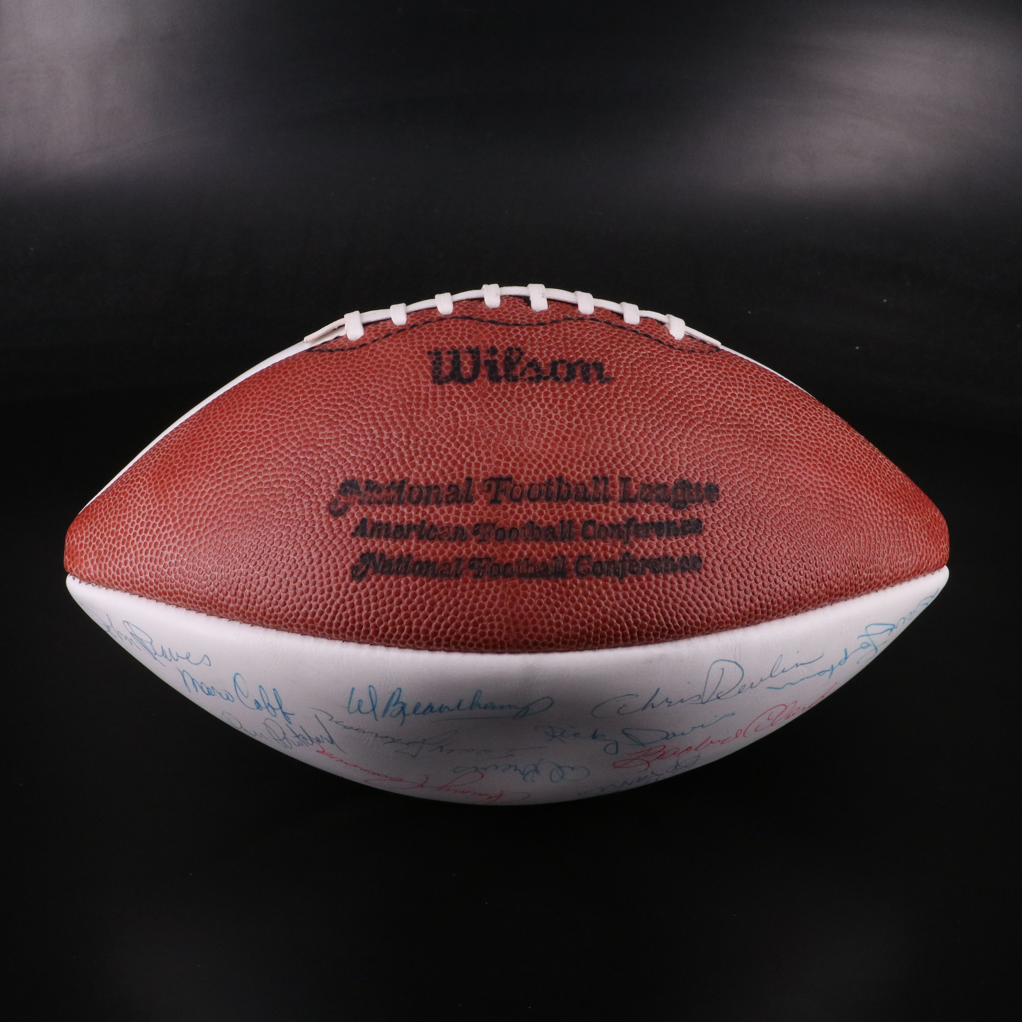 1975 Cincinnati Bengals Team Signed Football Featuring Ken Anderson and More